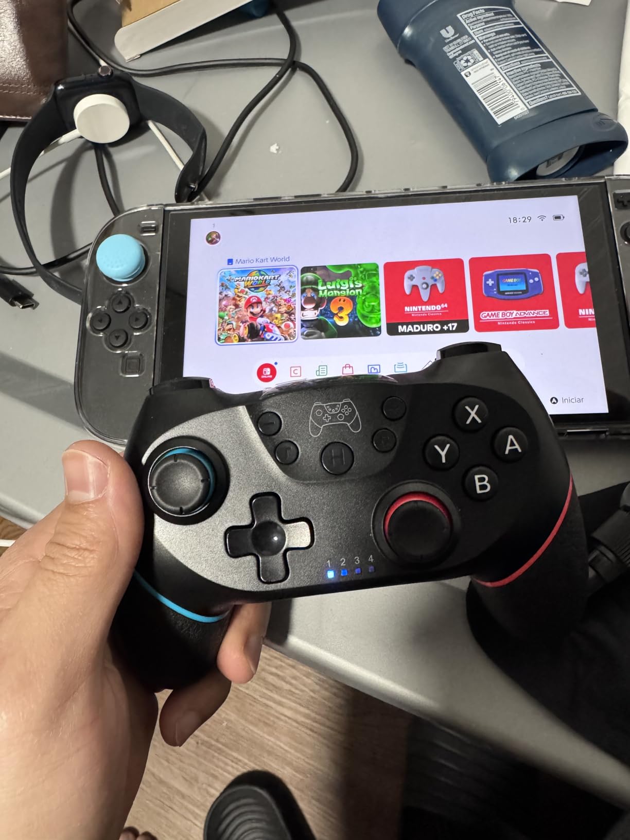 Upgraded Wireless Controller for Switch/Lite/OLED/Switch 2 Pro Controller for Switch Remote Joystick Gamepad Supports Wake up, Gyro Axis, Turbo, Dual Vibration and Screenshot Function customer photo 1