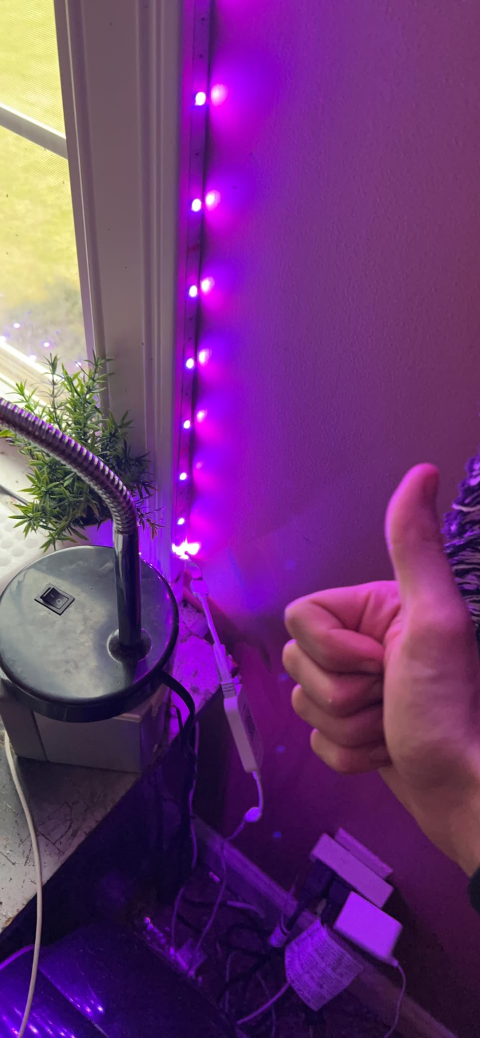 RGBZONE Bluetooth RGB LED Controller, 4-PIN Smart Music LED Strip Lights Controller, 40-Keys IR Remote Control for 5V/12V/24V SMD 5050 3528 RGB LED Strip Lights customer photo 1