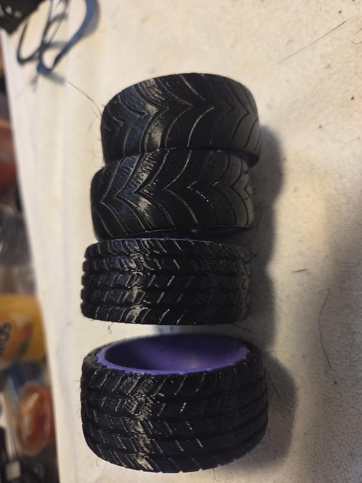 OVERTURE TPU Filament 1.75mm Flexible Roll, 95A Soft 3D Printer Filament, 1kg Spool (2.2 lbs), Fit Most FDM Printer (TPU Black) customer photo 2