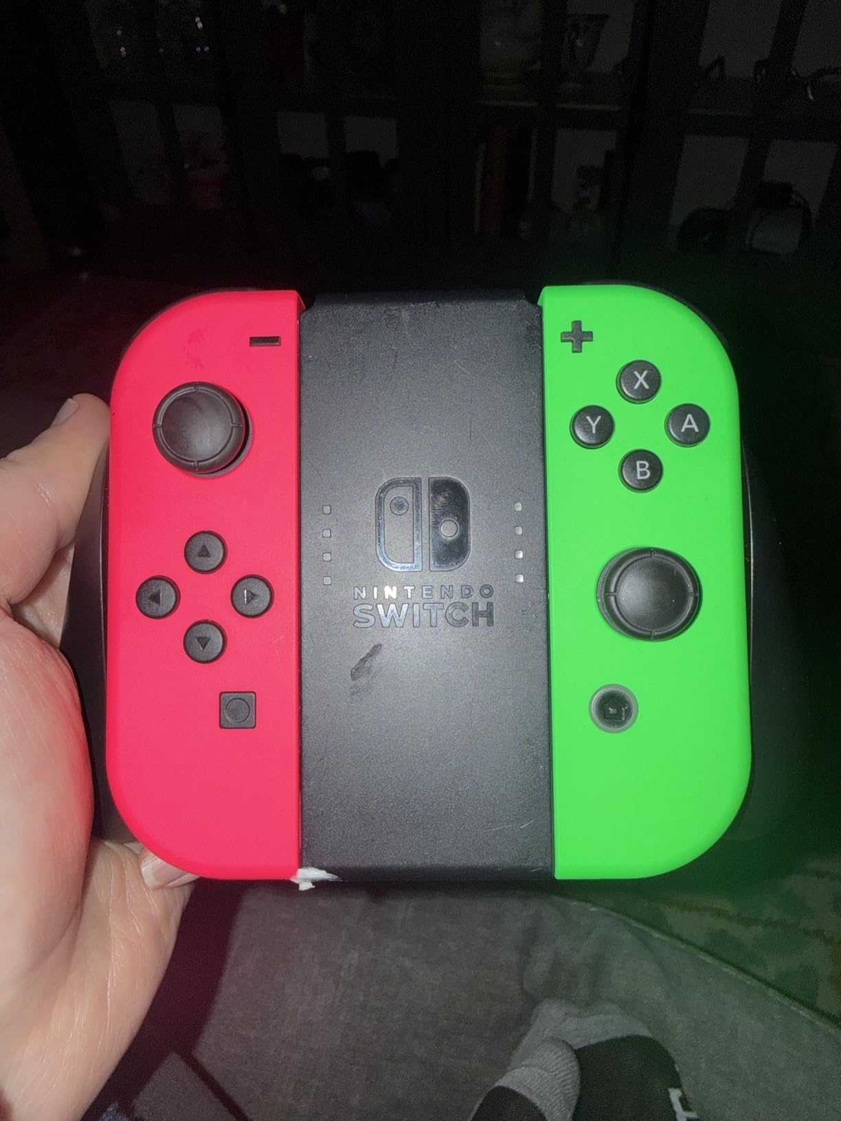 Nintendo Neon Purple/Neon Orange Joy-Con (L-R) - Switch customer photo 1