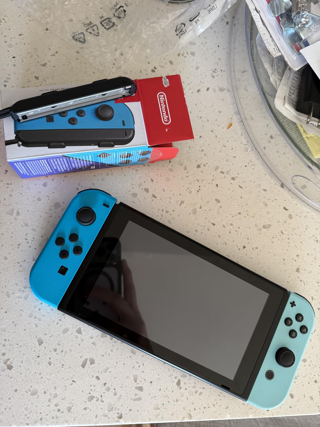 Nintendo Neon Purple/Neon Orange Joy-Con (L-R) - Switch customer photo 2