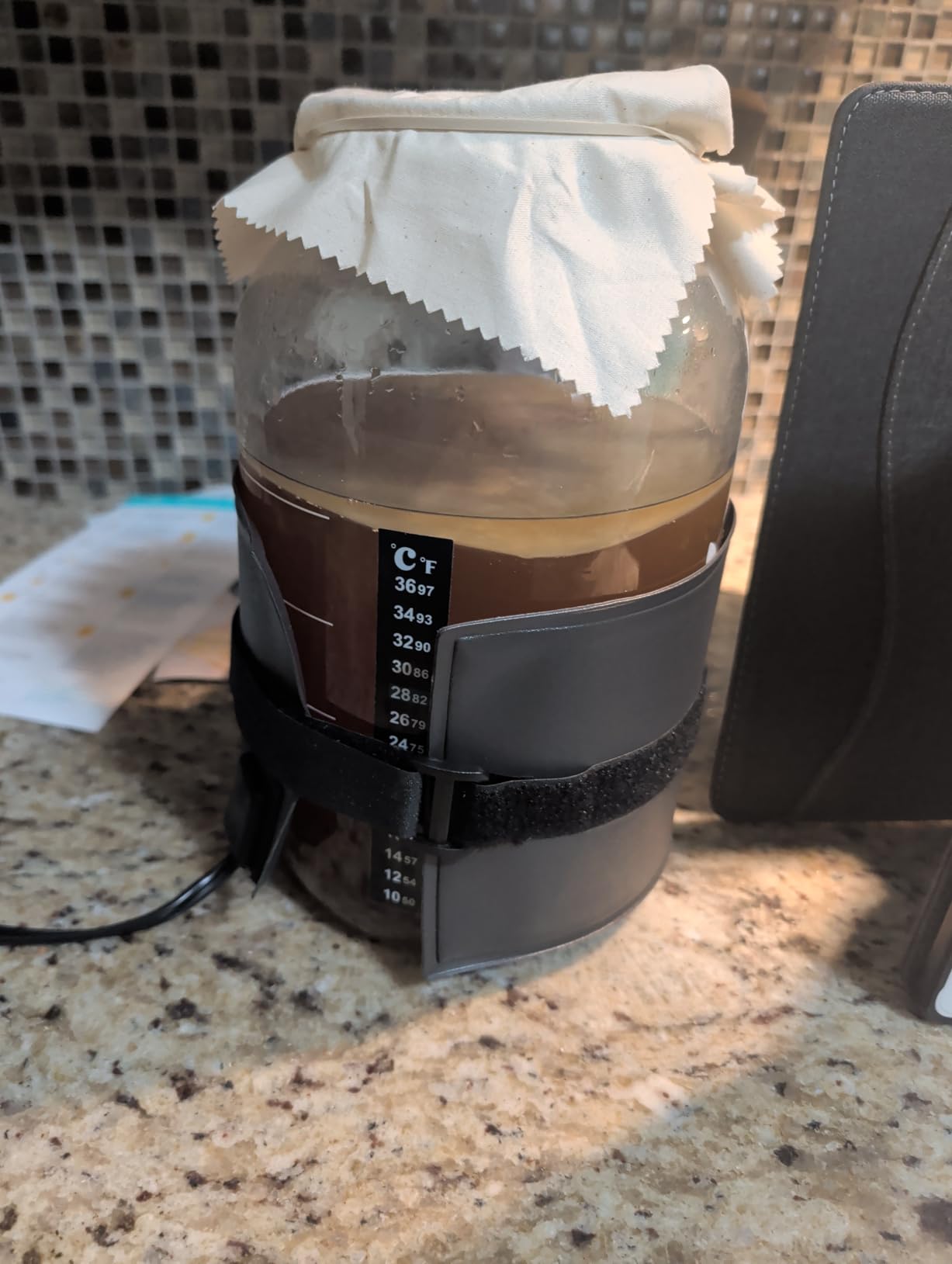 Kombucha Heating Wrap - Fermentation Heater Mat Pad with Temperature Control customer photo 1