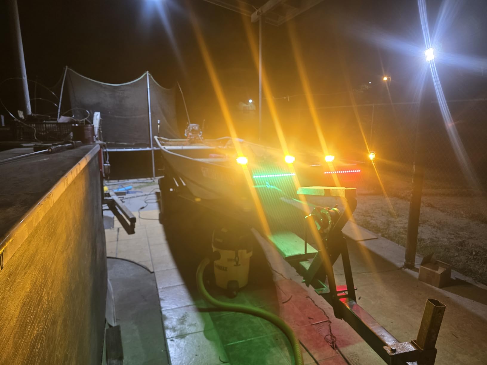 Boaton Marine Boat Navigation Lights, Night Fishing Light, No Drilling Adhesive Install Bow Lights For Pontoon, Bass Boats, Jon Boats, Jet Ski, Kayak customer photo 1