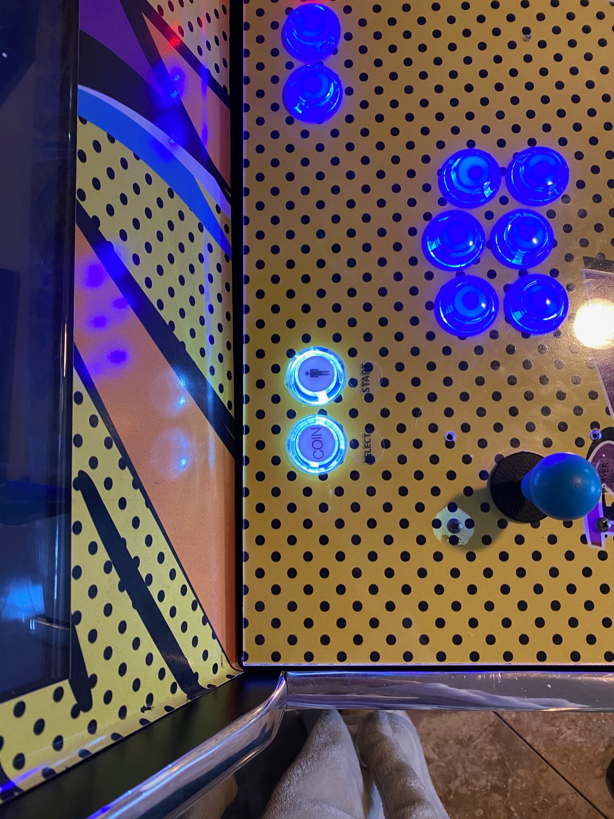 Fosiya LED Arcade Joystick Buttons Kit Ellipse Oval Style 8 Ways Joystick + 20 x LED Arcade Buttons for 2 Player Video Games Standard Controllers All Windows PC MAME Raspberry Pi (Mix Colors Kits) customer photo 2