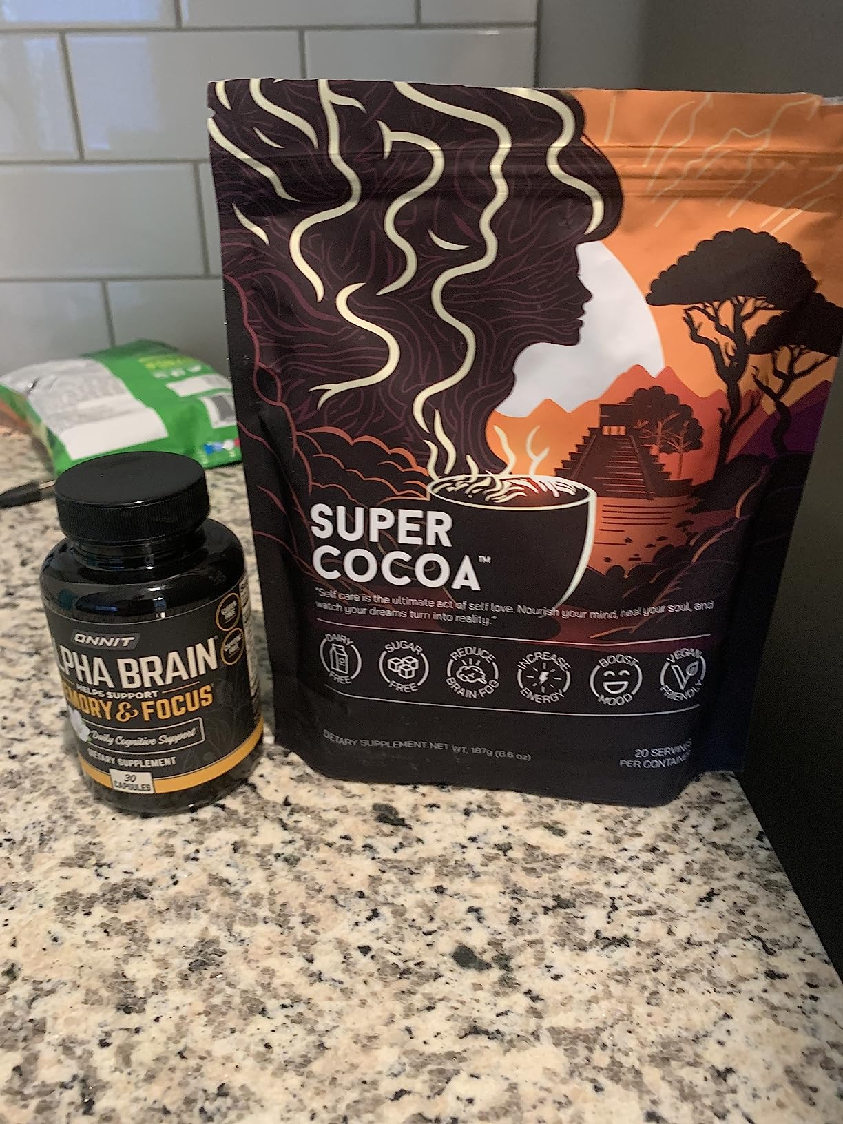 ONNIT Alpha Brain Nootropic Brain Supplement for Men and Women, IGEN Non-GMO Tested, Memory, Mental Clarity, Cognitive Support and Focus Capsules with L-Theanine and Vitamin B6 customer photo 1