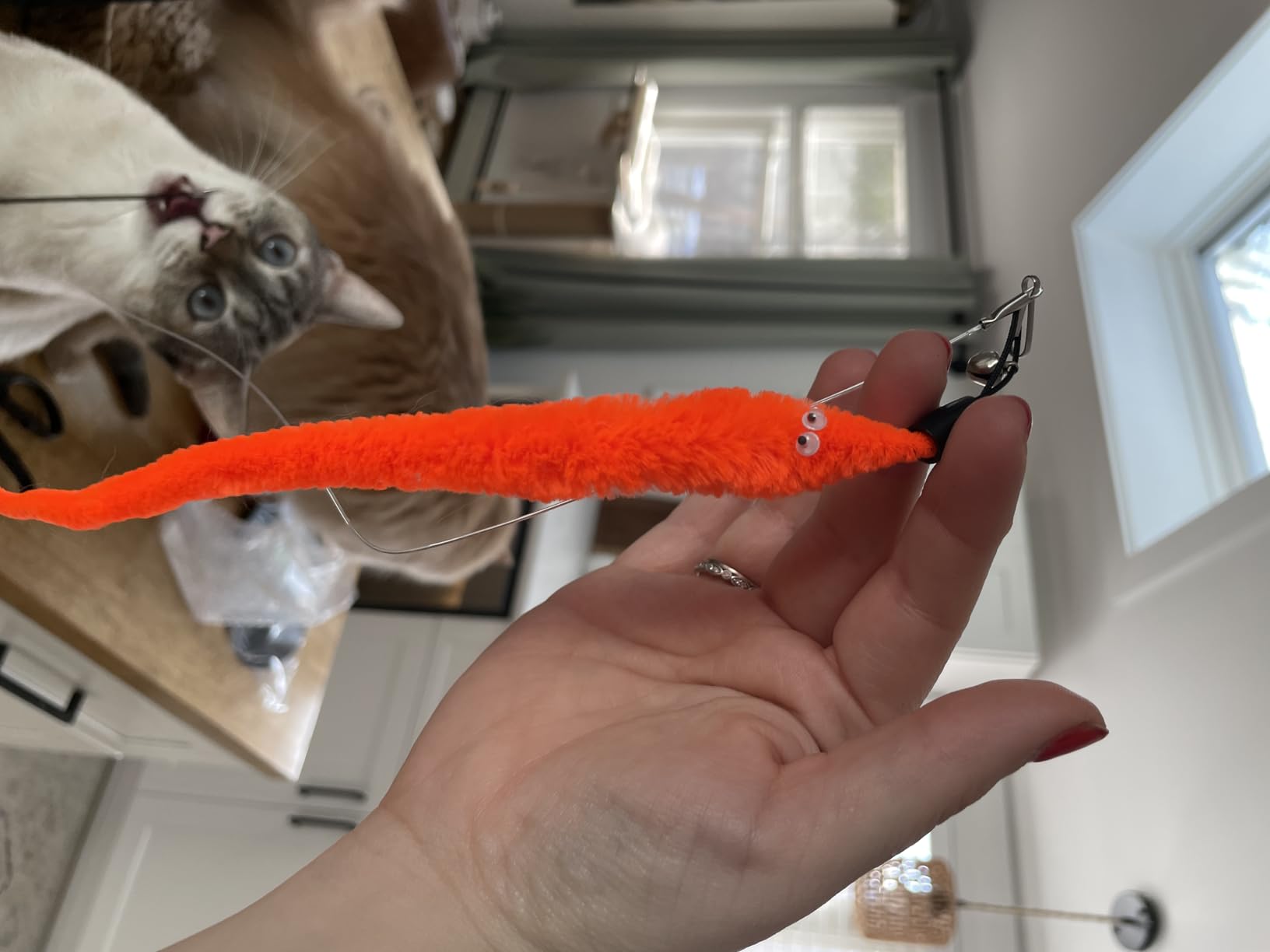 Clear Acrylic Keyboard Cover Protector Anti-Cat,2 in 1 Keyboard Bridge Protector and Monitor Stand customer photo 2