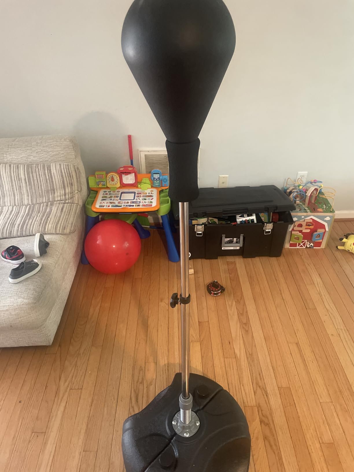 TechTools Punching Bag with Stand, Boxing Bag for Teens & Adults - Height Adjustable customer photo 2