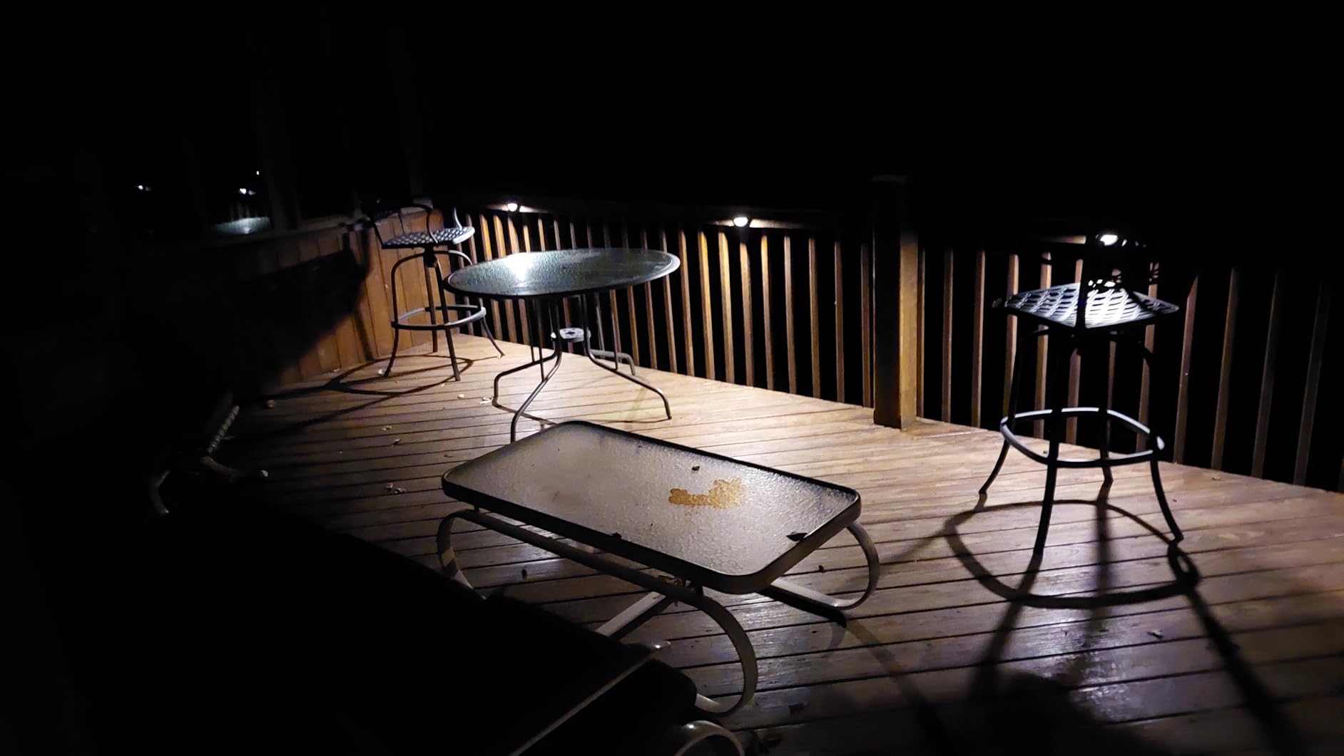 GKOLED Low Voltage Deck Post Lights, LED Landscape Stair Riser Step Fence Lighting Fixture, Die-cast Aluminum 12V AC/DC Light, Black Powder Coated Finish, Complete Light UL-Listed, 6-Pack customer photo 1