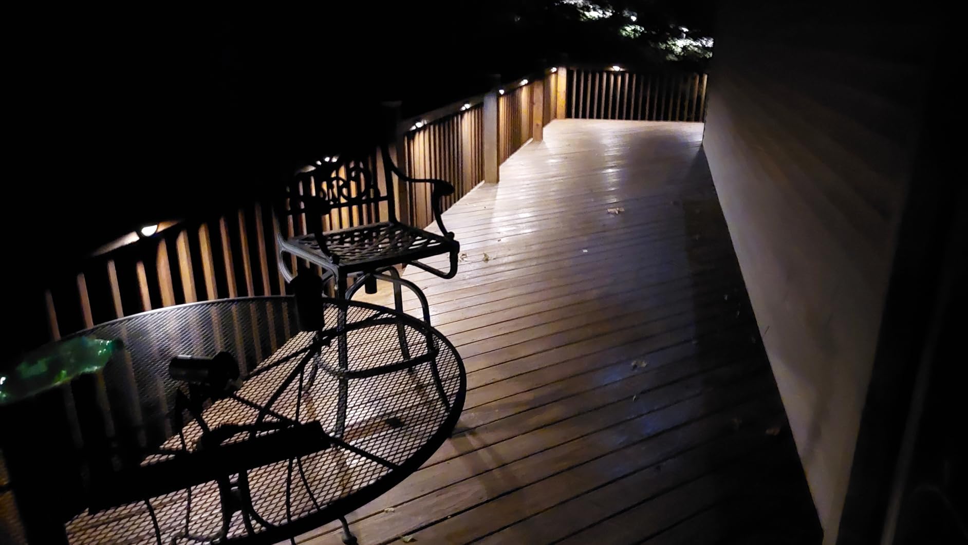 GKOLED Low Voltage Deck Post Lights, LED Landscape Stair Riser Step Fence Lighting Fixture, Die-cast Aluminum 12V AC/DC Light, Black Powder Coated Finish, Complete Light UL-Listed, 6-Pack customer photo 2