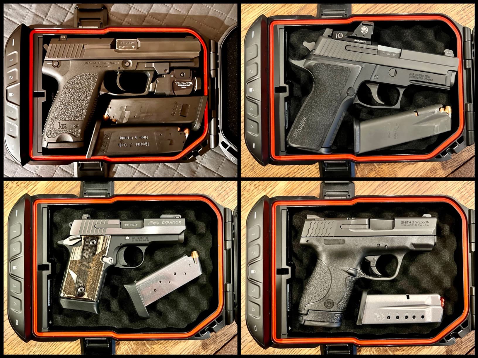 VAULTEK LifePod 10 Compact Lockable Weather Resistant Portable Case with Built-In Lock, Backlit Keypad, Steel Security Cable, & TSA Compliant (Covert Black) customer photo 2