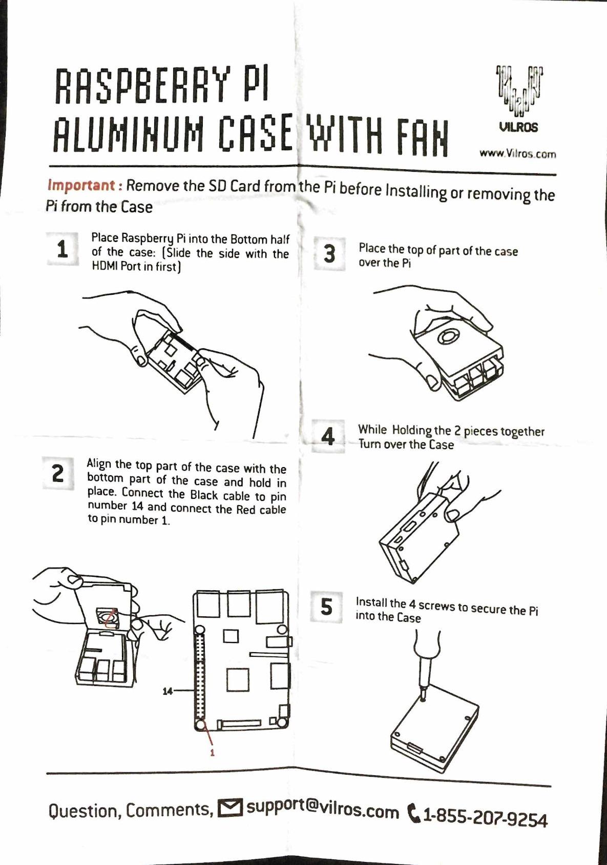 Vilros Raspberry Pi 4 4GB Basic Starter Kit with Fan-Cooled Heavy-Duty Aluminum Alloy Case customer photo 2
