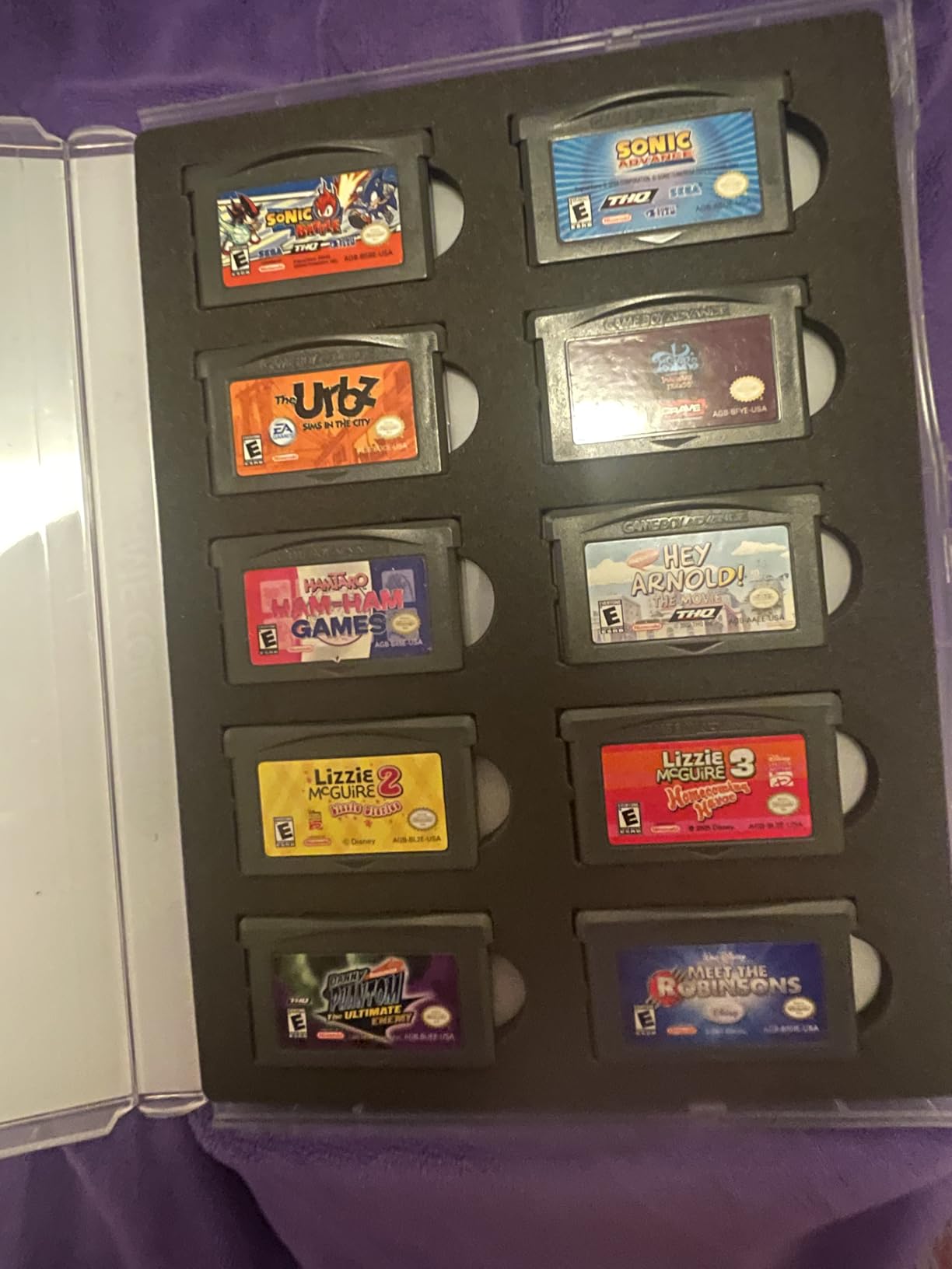 UniKeep Game Cartridge Storage Case for Nintendo Gameboy Advance - Holds 10 Games customer photo 1