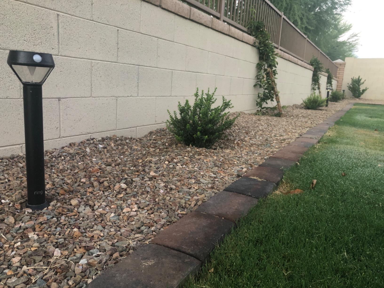 Ring Solar Pathlight - Motion-activated pathlight, bright LEDs, works with Amazon Sidewalk, Black customer photo 2