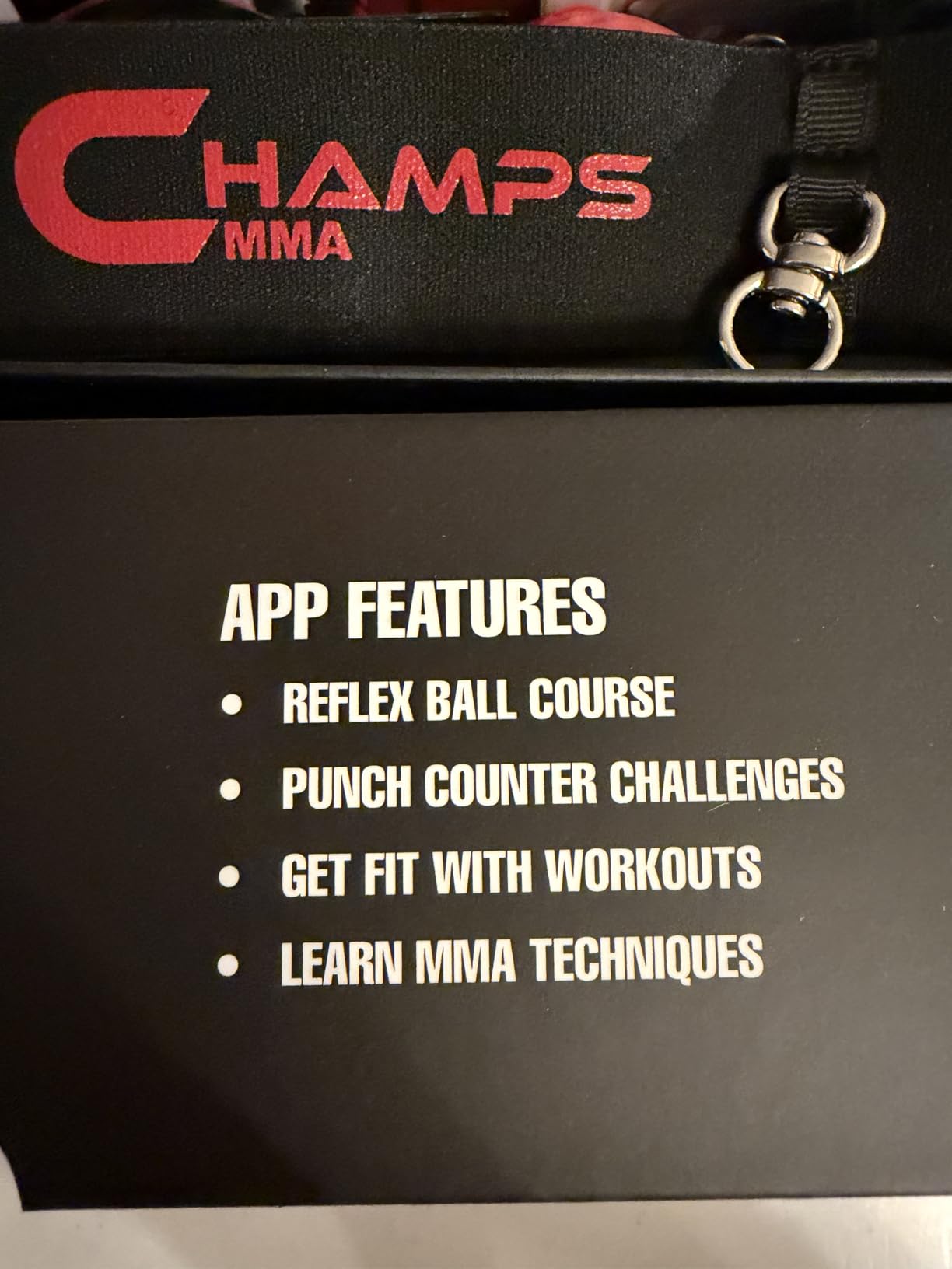 Champs MMA Boxing Reflex Ball Set with Punch Counter App - Hand-Eye Coordination & Speed Training Kit customer photo 2