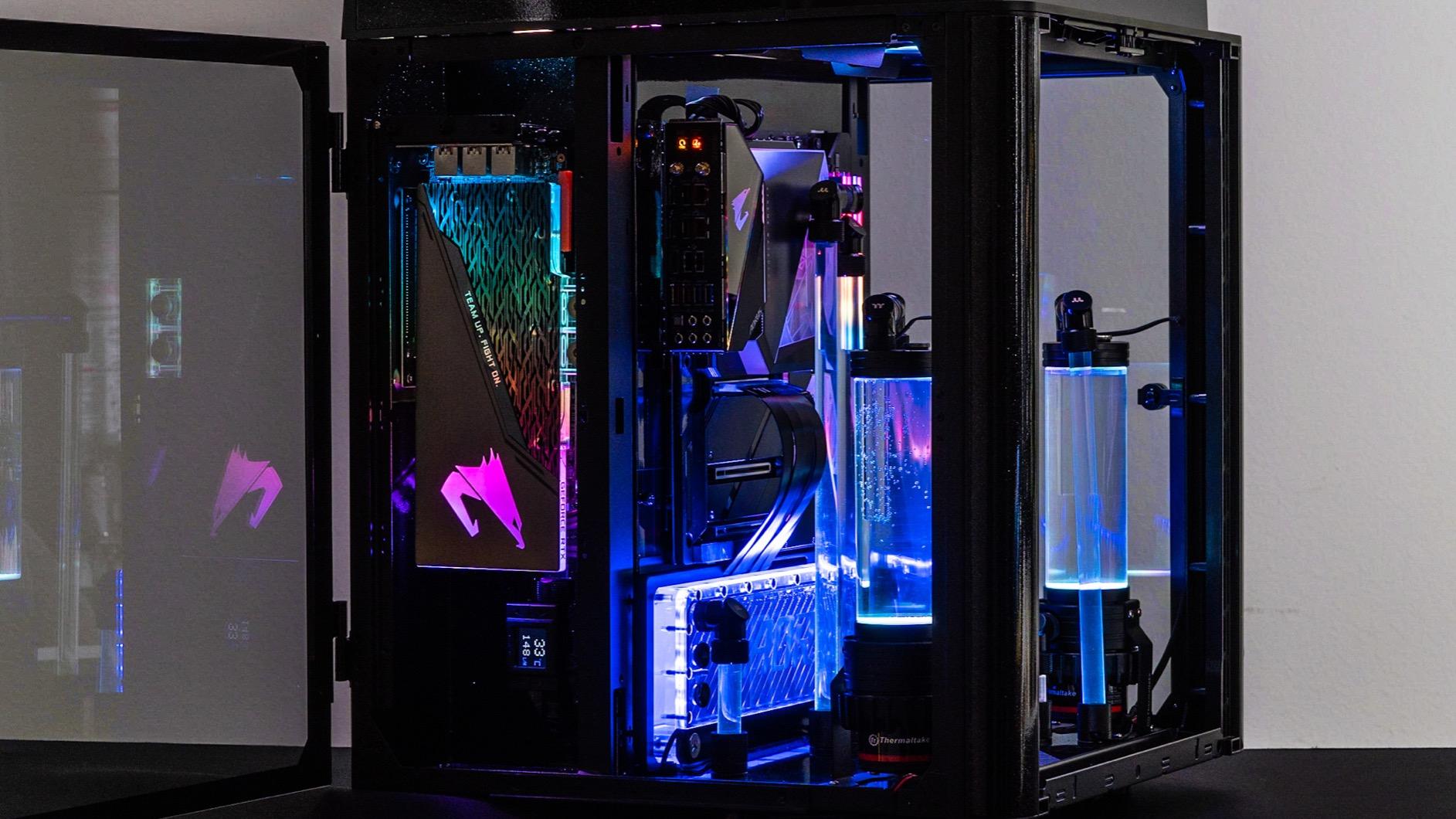 EKWB EK-Quantum Volume FLT 360 Reservoir, Digital RGB, Plexi customer photo 1