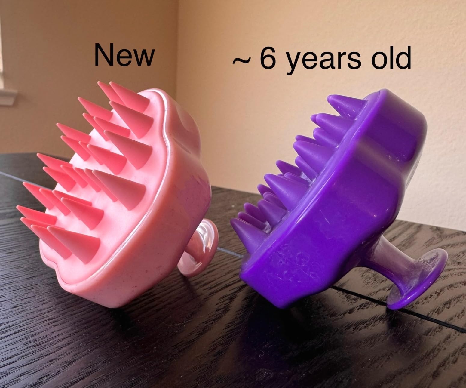 FREATECH Scalp Scrubber Scalp Massager Hair Growth, Shower Shampoo Brush with Silicone Bristles for Dandruff Removal and Hair Care, Wet & Dry Hair Massager Scalp Exfoliator for Men Women Kids，Black customer photo 1