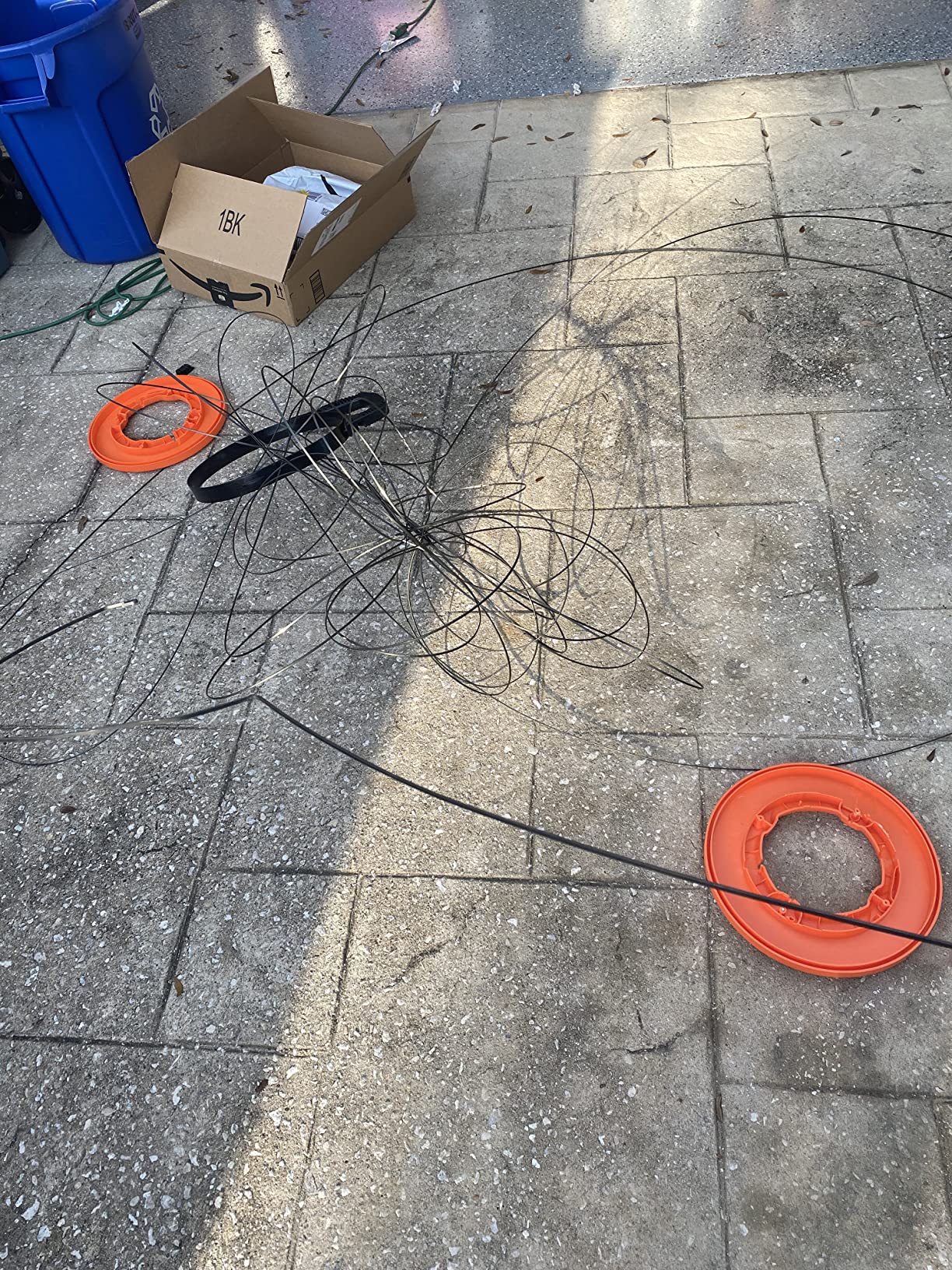 Klein Tools 56333 Electrical Fish Tape, Steel Wire Puller with Double Loop Tip, Optimized Housing and Handle, 1/8-Inch x 120-Foot customer photo 1