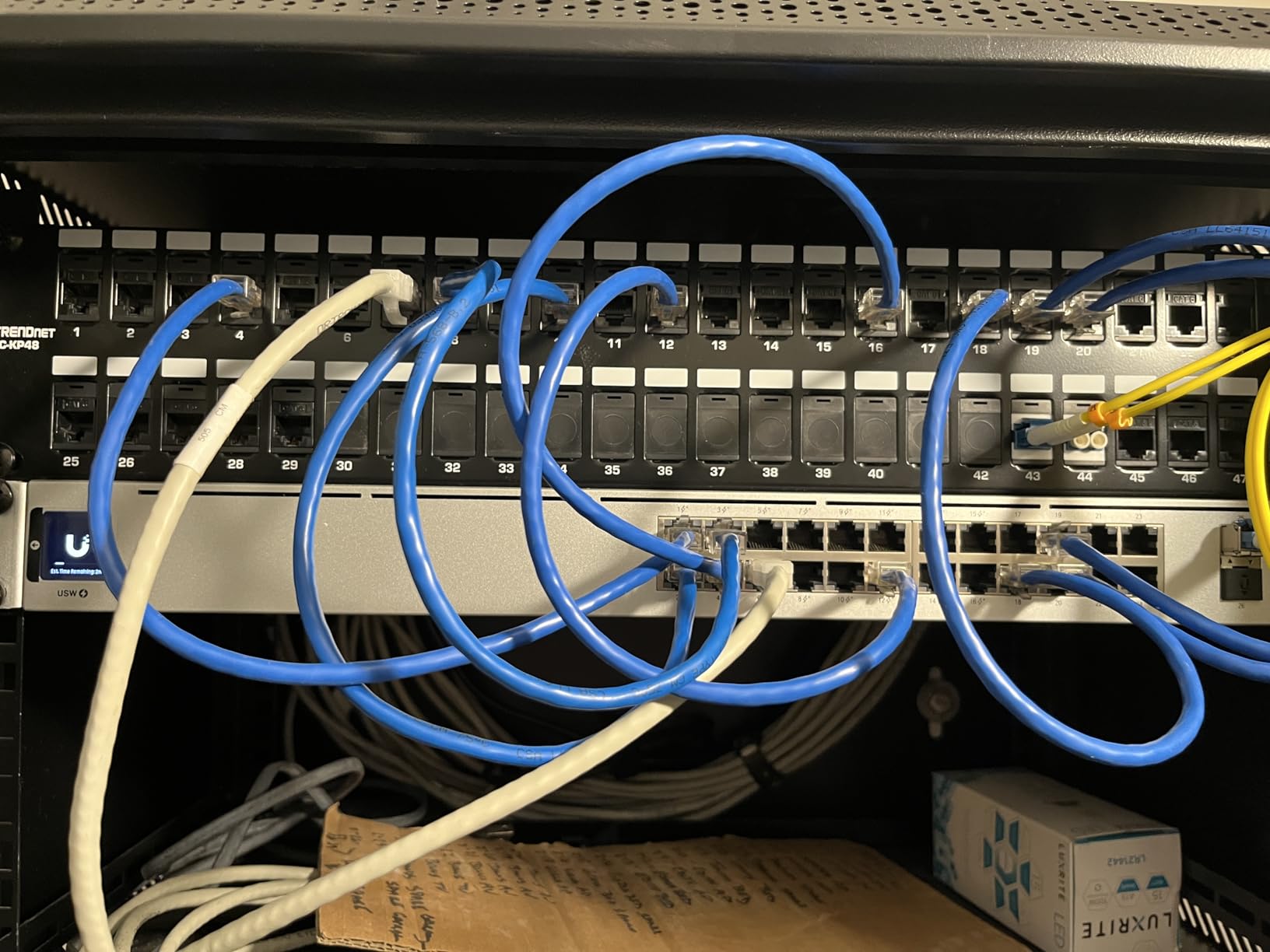 TRENDnet 48-Port Blank Keystone 2U HD Patch Panel, TC-KP48, 2U 19