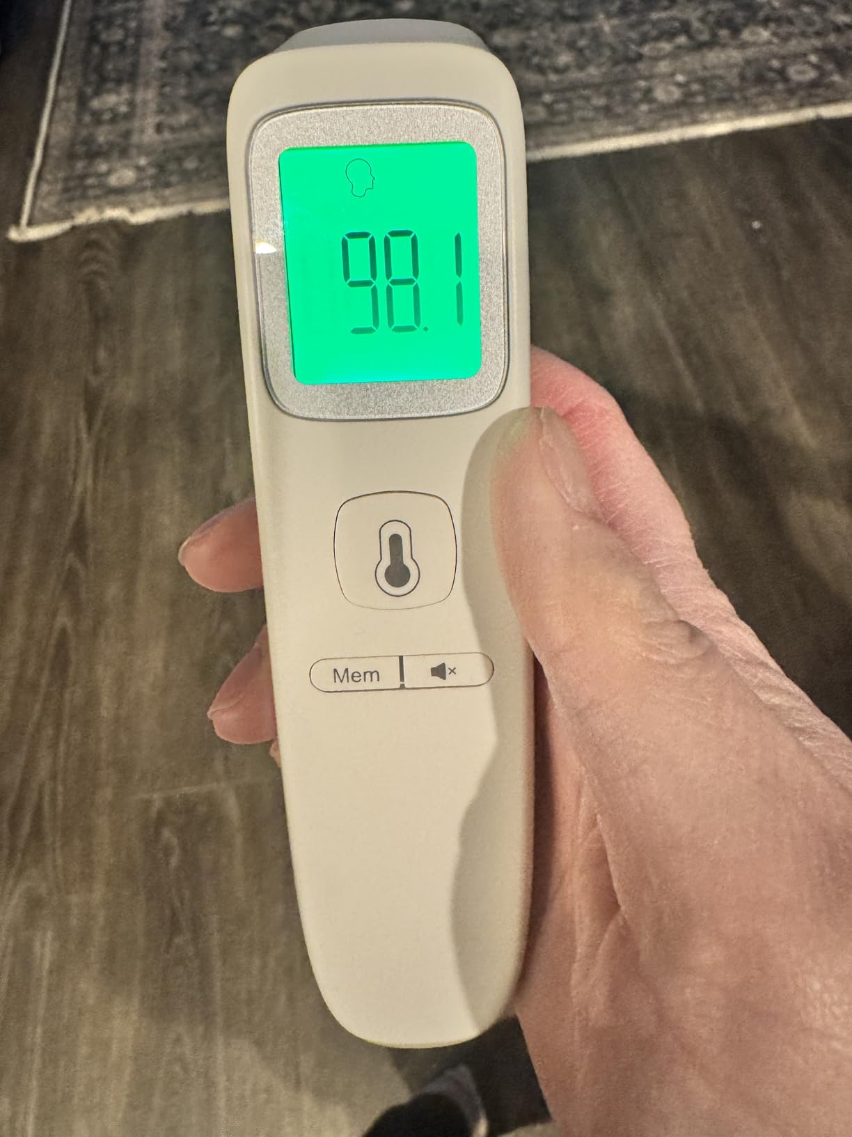 No-Touch Thermometer for Adults and Kids, Accurate Digital Baby Thermometer, Fever Alarm & Silent Mode, 2 in 1 Forehead & Object Mode customer photo 2