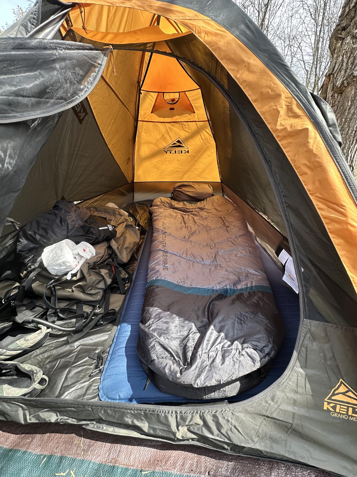 Kelty Grand Mesa 2P or 4P Backpacking Tent - 3 Season Camping, Thru Hiking Shelter, Aluminum Pole Frame, Single Door + Vestibule, 2024 Model customer photo 2