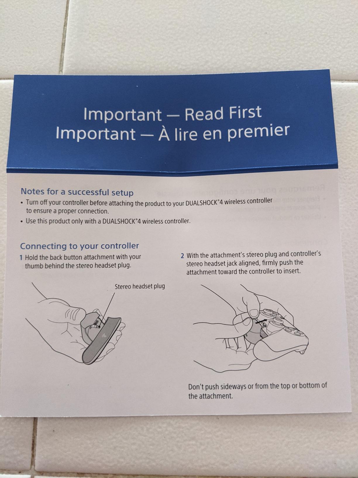 DualShock 4 Back Button Attachment - PlayStation 4 customer photo 2