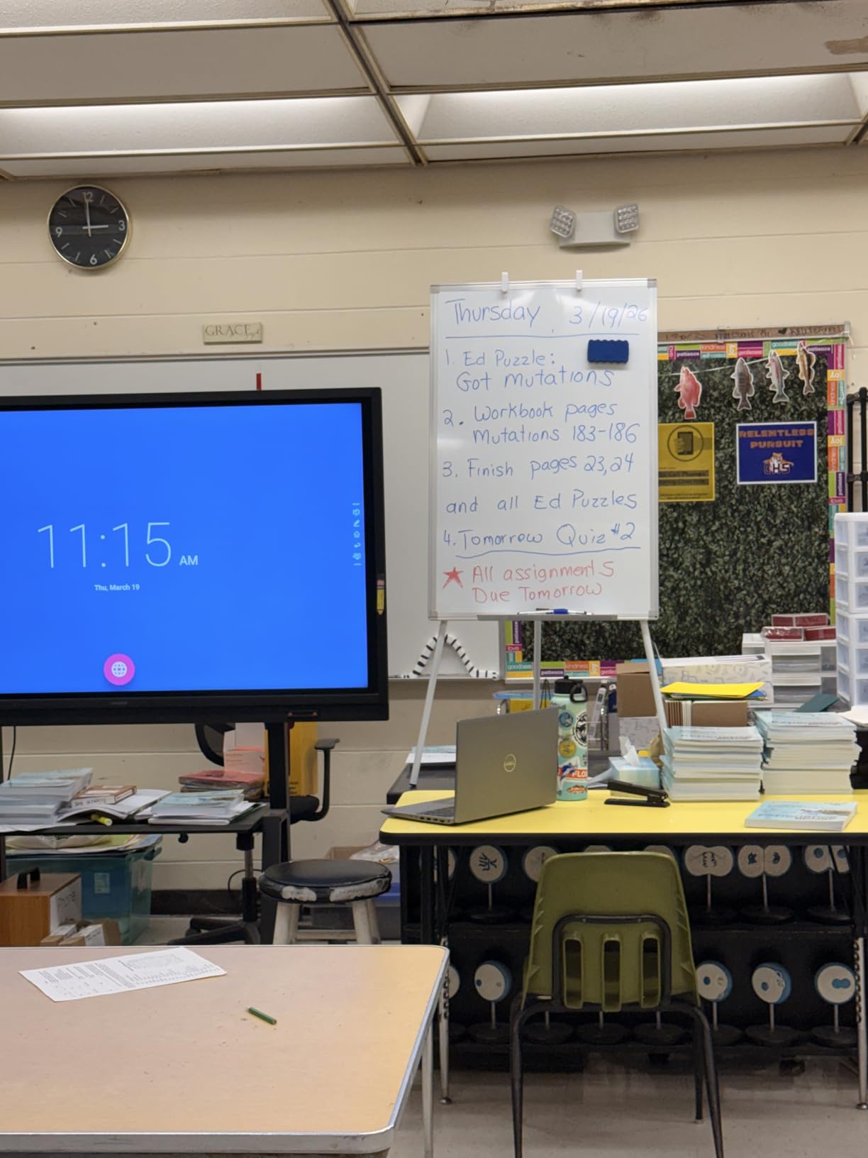 Easel Whiteboard - Magnetic Portable Dry Erase 36 x 24 Tripod Height Adjustable, 3' x 2' Flipchart Easel Stand White Board for Office (36x24 Gray) customer photo 1