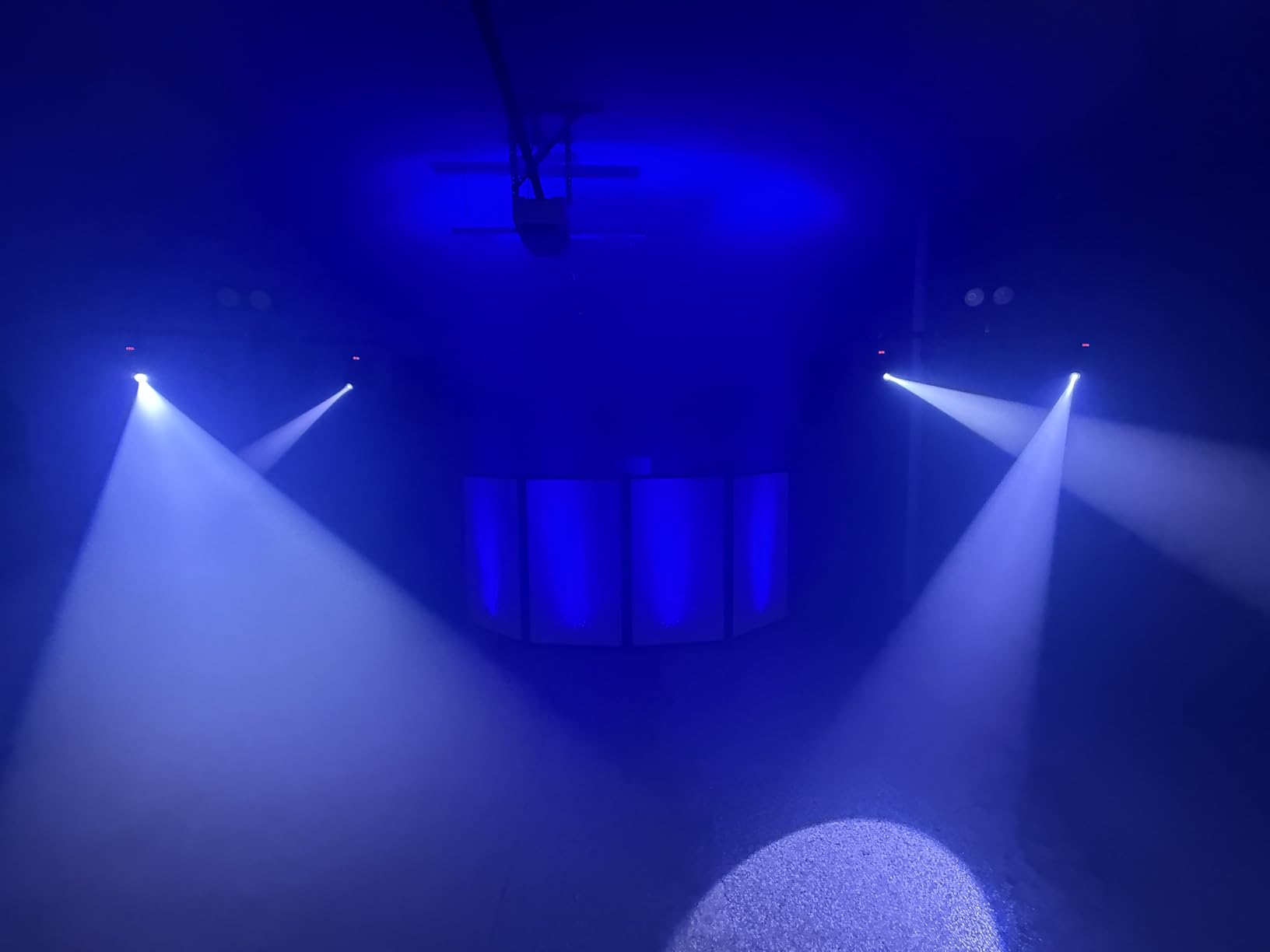 U'King Stage Lights Moving Head Lights 8 Gobos 8 Colors 11 Channels 25W Spotlights DMX 512 with Sound Activated for Wedding DJ Party Stage Lighting 2PCS customer photo 1