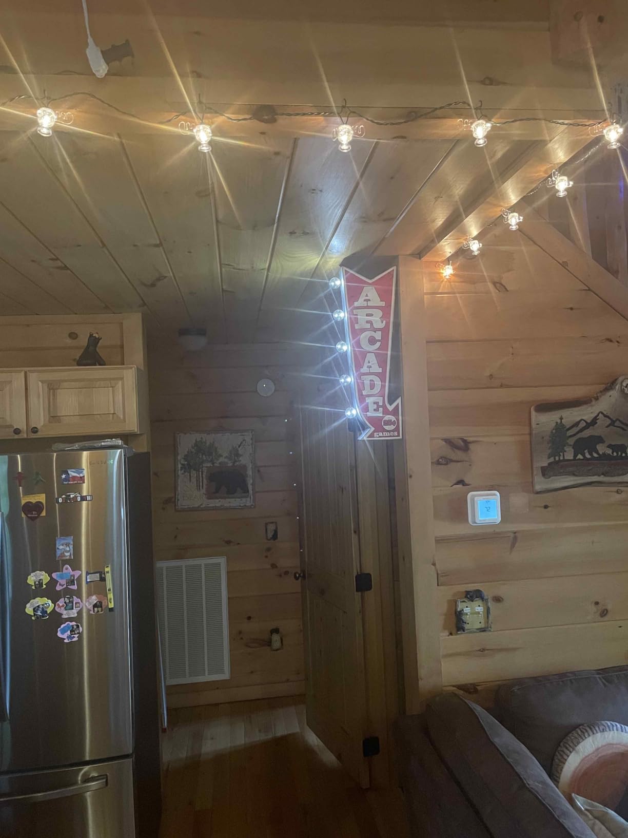 Treasure Gurus Retro 3D LED Light Arcade Marquee Arrow Sign Vintage Bar Pub Man Cave Decor Game Room Wall Art customer photo 2