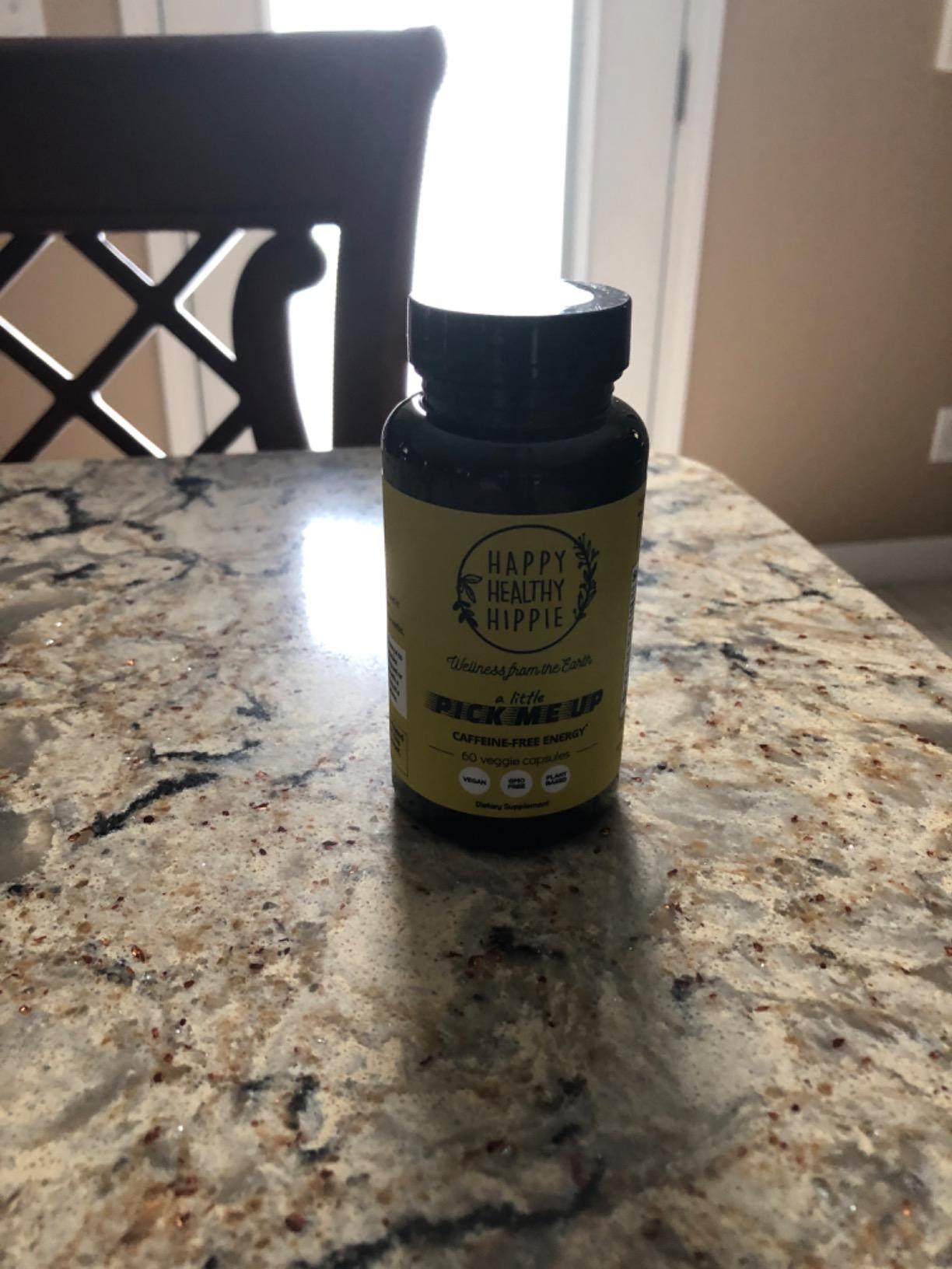 Natural Energy Pills - Caffeine Free - Mental Booster - with Rhodiola Rosea, Dandelion Root, Bacopa, Ginseng Extract - 7 Herbs & Absorption Enhancing Piperine - Vegan, Non-GMO, 60 Ct customer photo 2