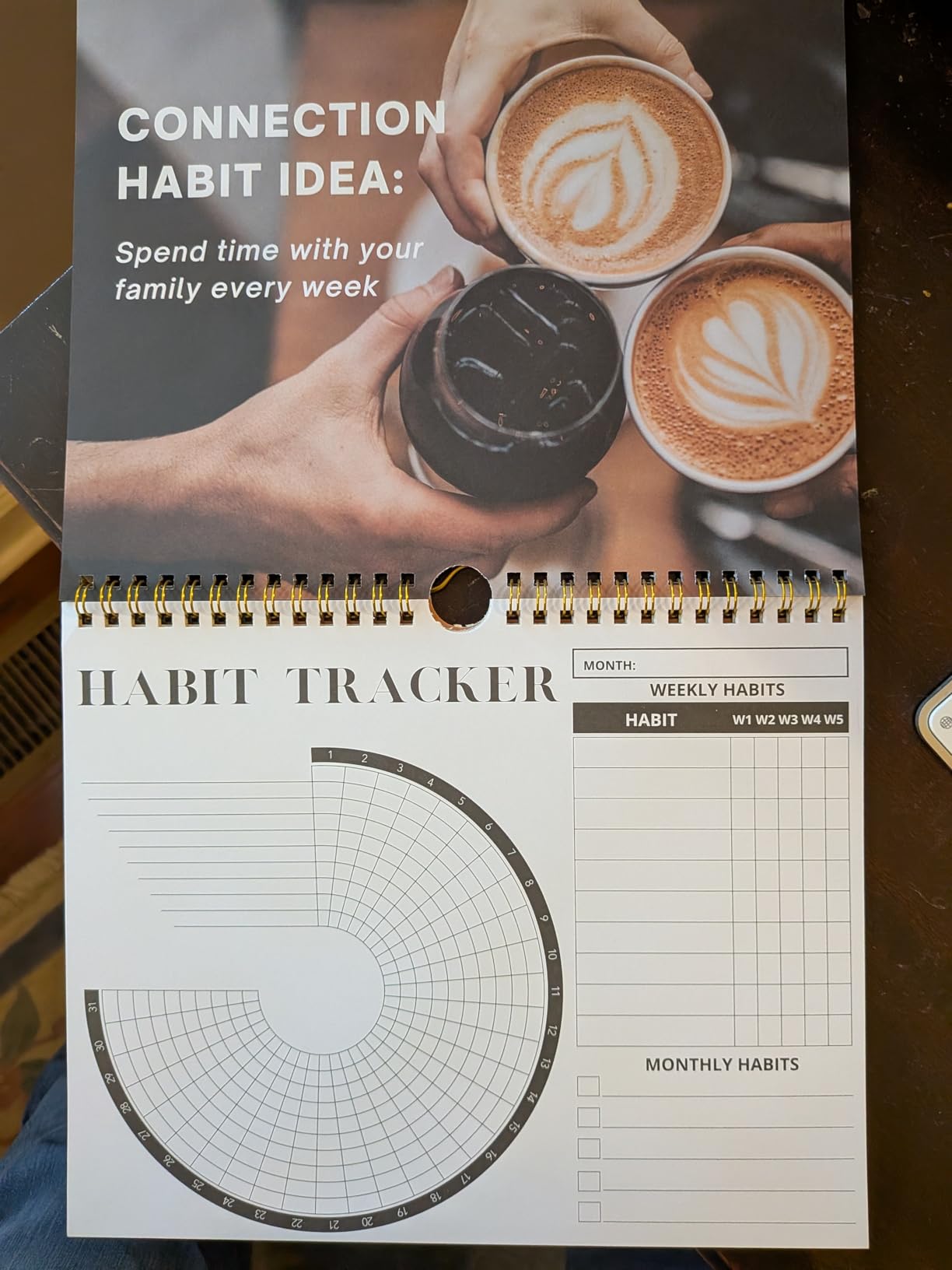 Lamare 2026 Habit Tracker Calendar - Premium Daily Habit Tracker Journal and Goal Board, Workout Motivation and Productivity Tool customer photo 2
