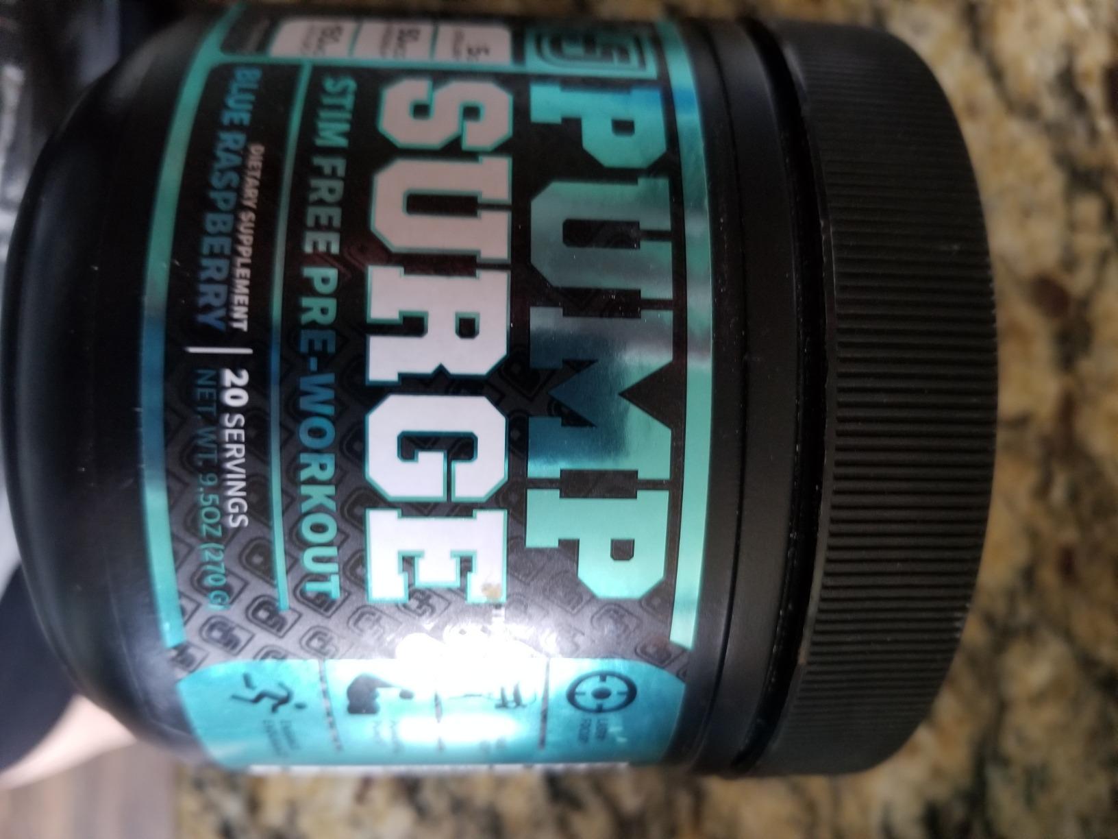 Jacked Factory Pumpsurge Caffeine Free Pre Workout for Men & Women - Nootropic Booster & Stim Free Pre Workout - Intense Pumps, Enhanced Focus - 30 Servings, Strawberry Lemonade customer photo 1