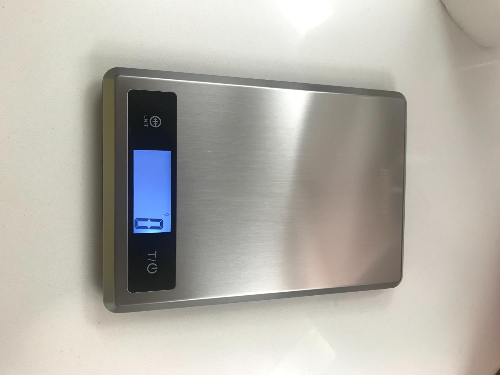 RENPHO Digital Food Scale with Nutritional Calculator, Smart Food Kitchen Scale, Food Weight Scale Grams and Ounces for Weight Loss, Calorie, Macro and Cooking, Stainless Steel customer photo 2