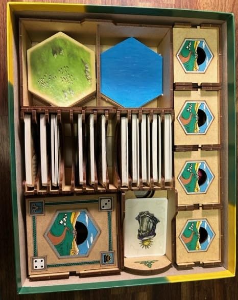 TowerRex Organizer Compatible with Catan Board Game and Cities and Knights, Seafarers Expansions, Storage Insert, Accessories Upgrade customer photo 2