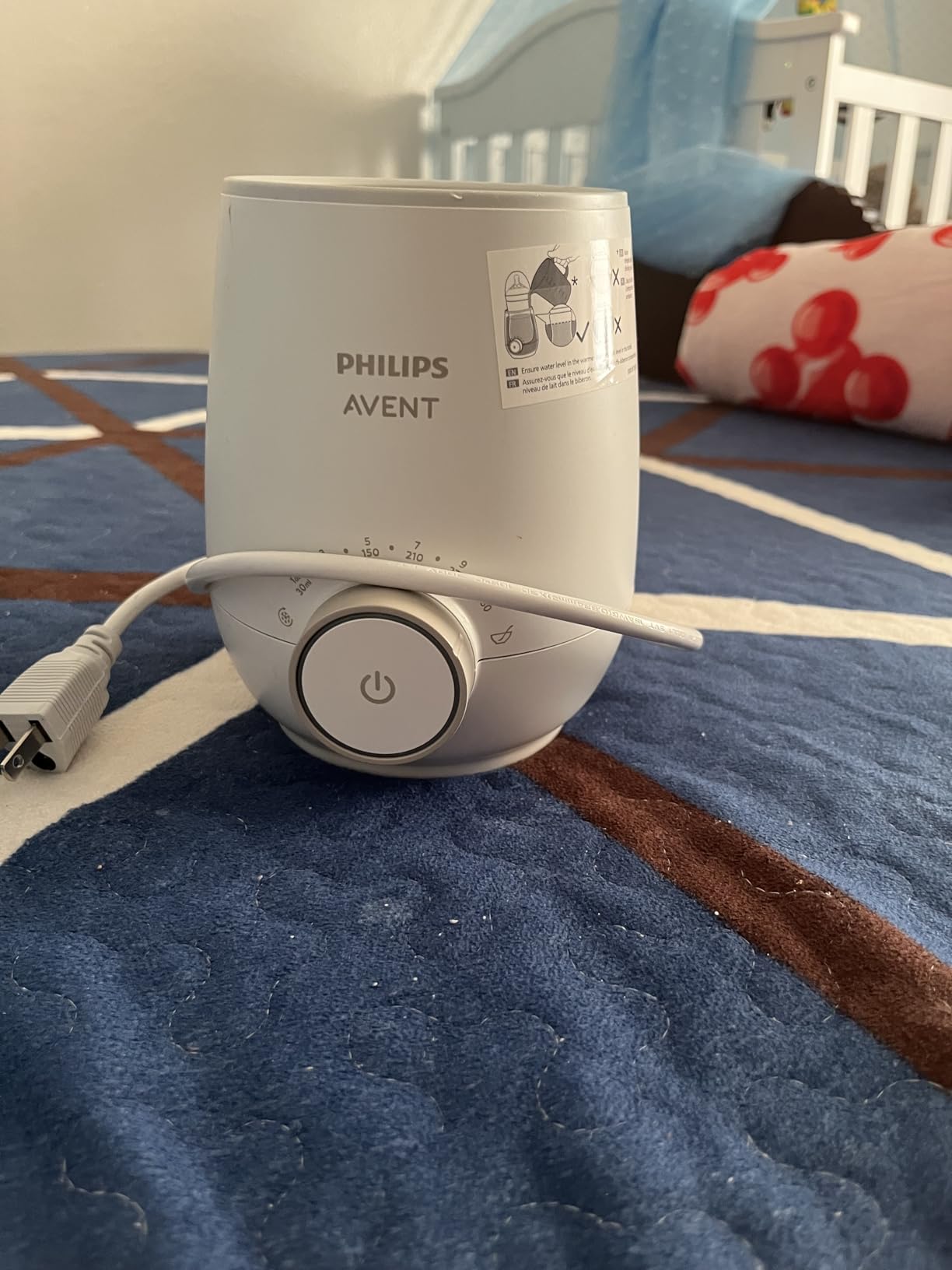 Philips Avent Premium Fast Bottle Warmer, with Smart Temperature Control, Water Bath Technology, Automatic Shut-Off, Model SCF358 customer photo 1