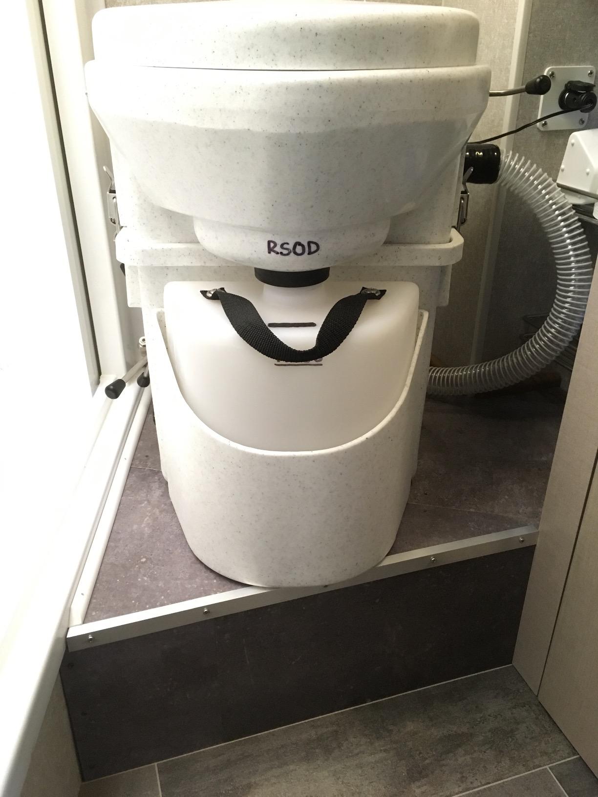 Nature's Head Self Contained Composting Toilet with Foot-Spider Handle customer photo 2