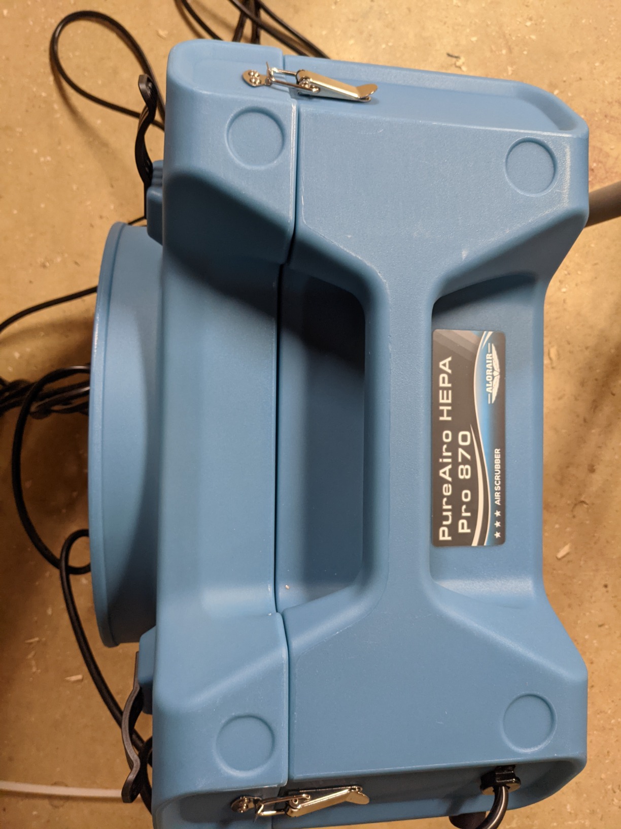 ALORAIR PureAiro HEPA Pro 870 Air Scrubber with UV-C Light Sterilization customer photo 2