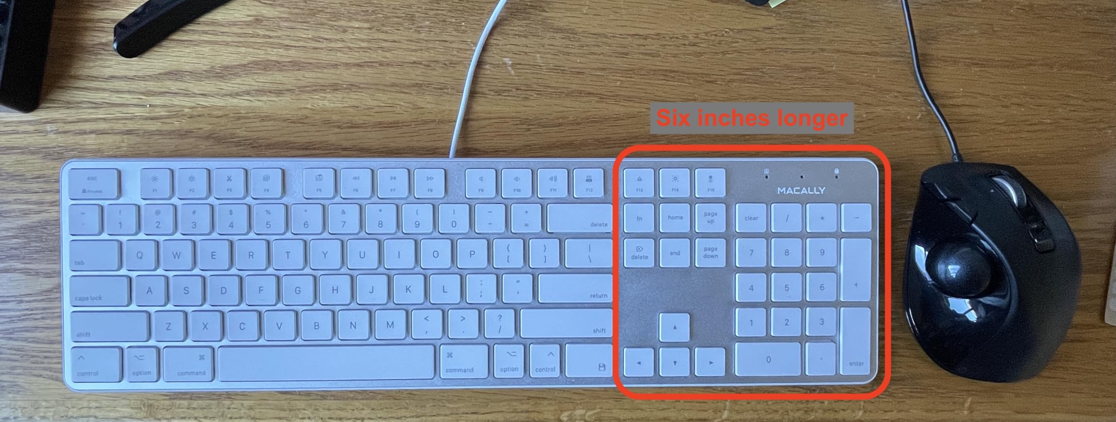 Acrylic Tilted Computer Keyboard Stand for Ergonomic Typing, Keyboard Tray Holder with Silicone Non-Slip Case, Clear customer photo 2