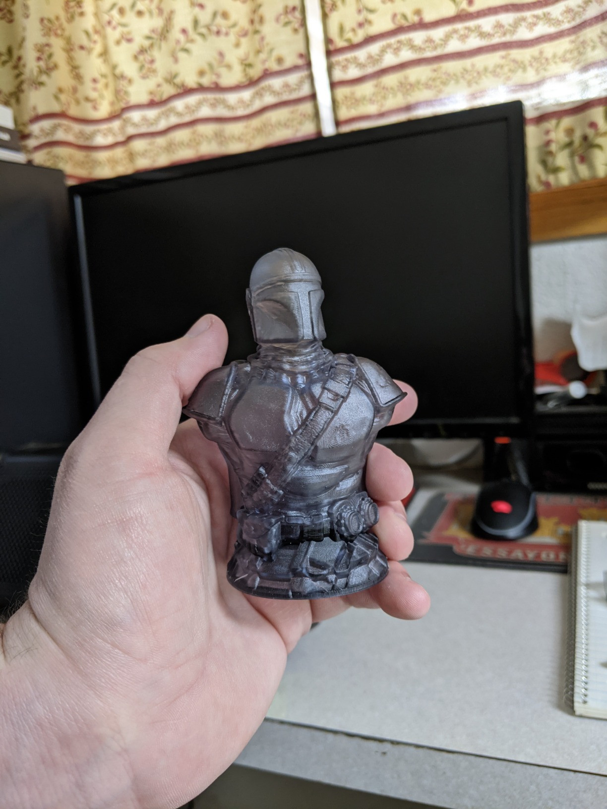 Siraya Tech Build 3D Printer Resin - High Precision Engineering Resin, Non-Brittle, Tappable, Low Warp & Shrink, for Detailed Models & Functional Parts and 8K LCD 3D Printers (Smoky Black, 1kg) customer photo 1