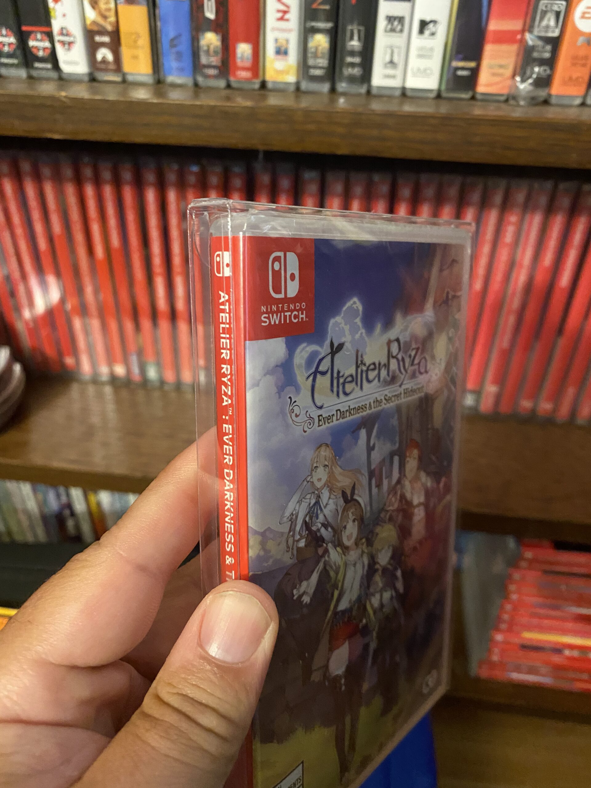 MALKO 10 PACK Video Game Protector Compatible with: Nintendo Switch Game Case & Steelbook | Clear Plastic Sleeve customer photo 2