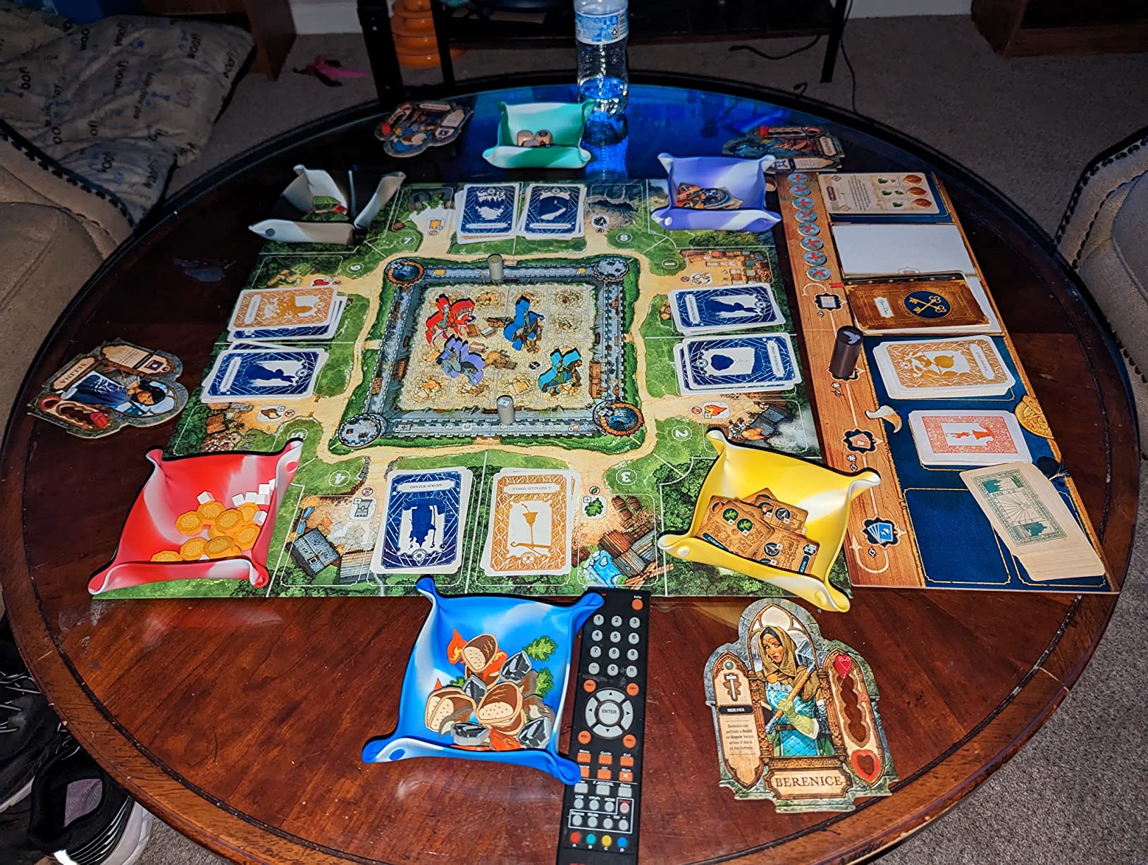 Luck Lab Board Game Storage Bowls, 6-Pack | Folding Tray Accessory Holds Tabletop Bits, Chits, Pieces | Swirl Colors | Bonus Storage Bag customer photo 2