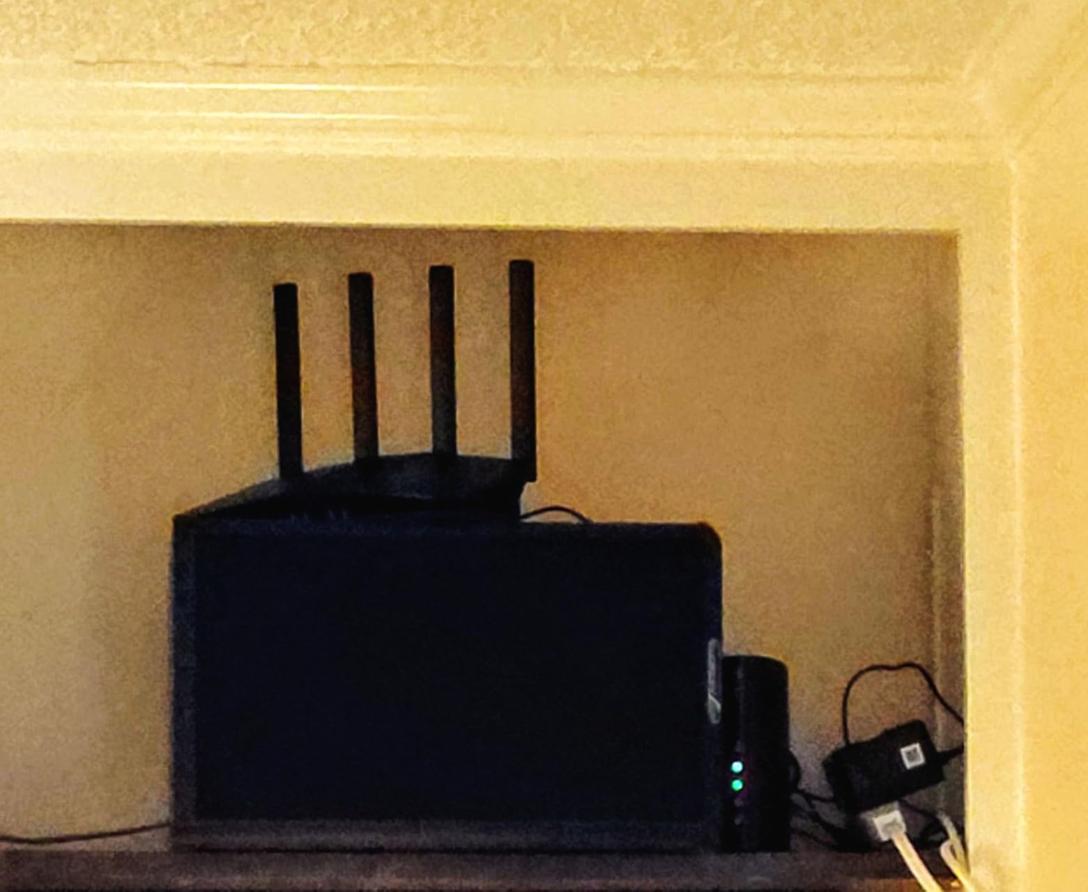 ASUS RT-AX82U (AX5400) Dual Band WiFi 6 Extendable Gaming Router, Gaming Port, Mobile Game Mode, Aura RGB, Included AiProtection Pro Security, Instant Guard, VPN, AiMesh Compatible customer photo 2