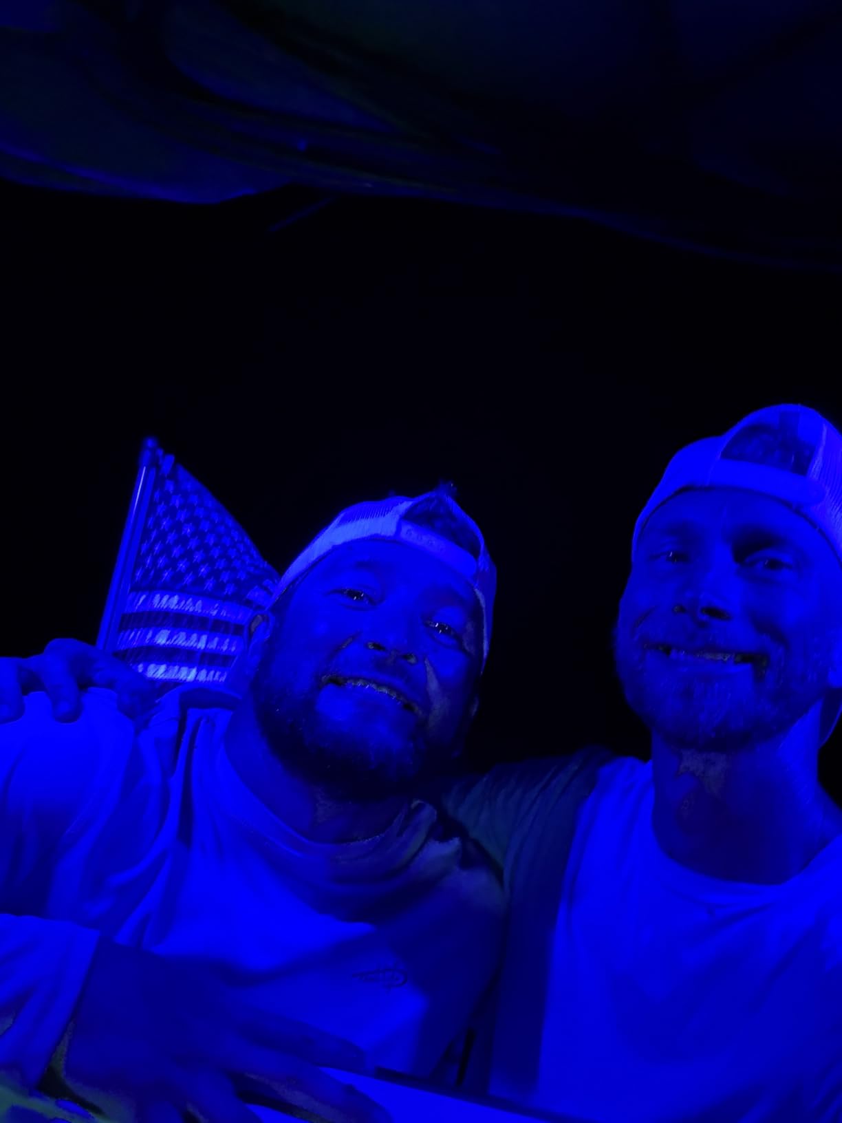 Wave One Marine Dual Color LED Boat Spreader Light Deck Flood Beam Stainless Hardware & Bracket IP68 Waterproof Multicolor Bright High Lumen Output (White Housing, White & Blue) customer photo 1