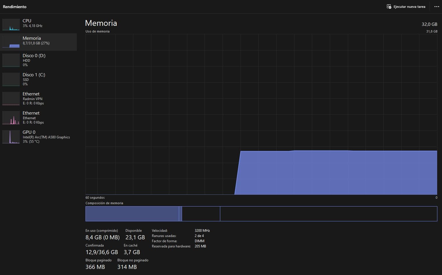 Crucial 32GB DDR4 RAM Kit (2x16GB), 3200MHz (PC4-25600) CL22 Desktop Memory, UDIMM 288-Pin, Downclockable to 2933/2666MHz, Compatible with Intel and AMD Ryzen - CT2K16G4DFRA32A customer photo 2