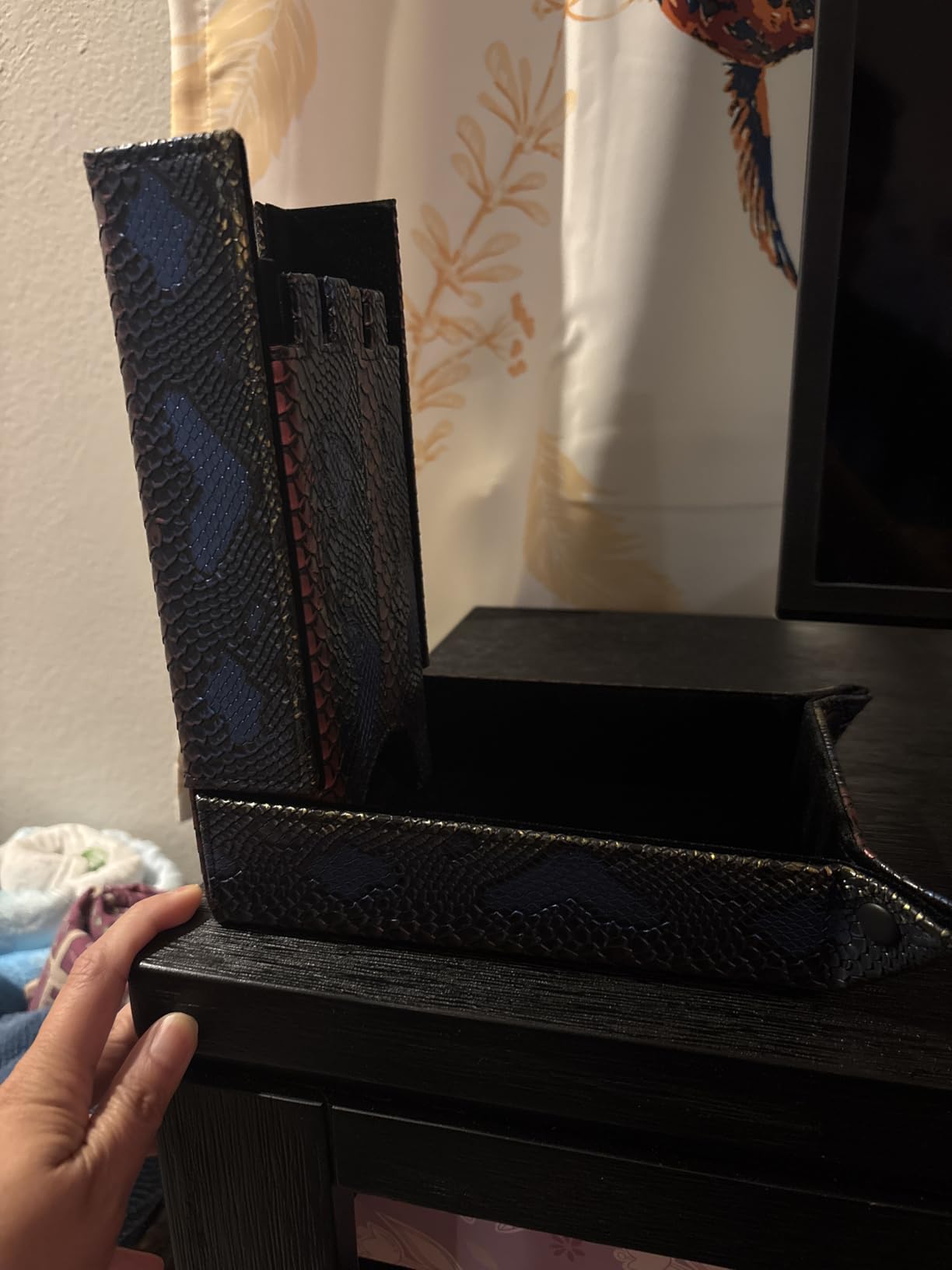 Forged Dice Co. Draco Castle Foldable Dice Tray and Dice Tower - Foldable DND Dice Tray and Dice Rolling Tray Tower - Perfect for Dungeons and Dragons RPG and Tabletop Gaming customer photo 1