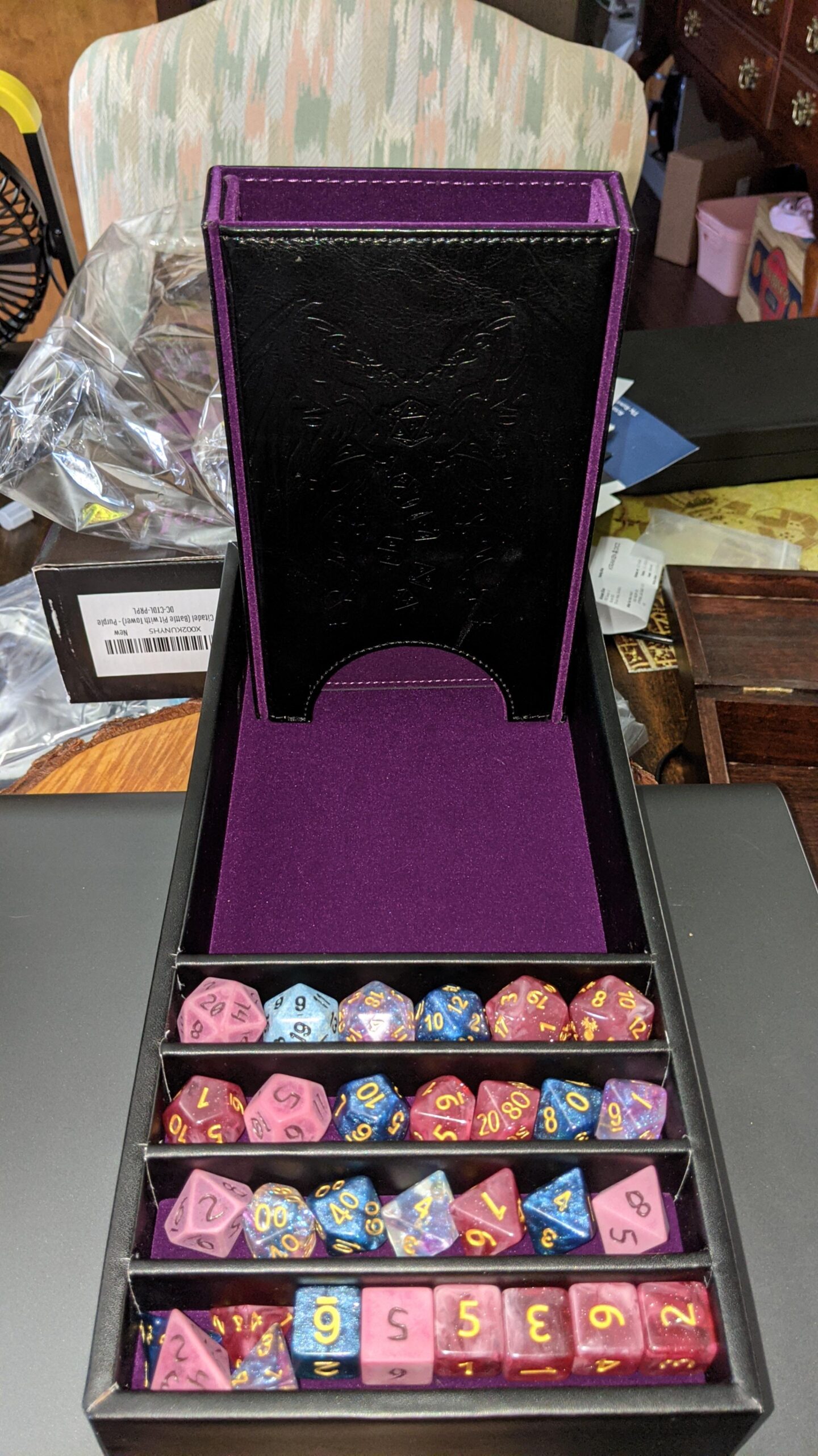 Forged Dice Co. Citadel Dice Tray and Tower - 3 in 1 RPG Dice Storage, Perfect for Tabletop Gaming customer photo 1