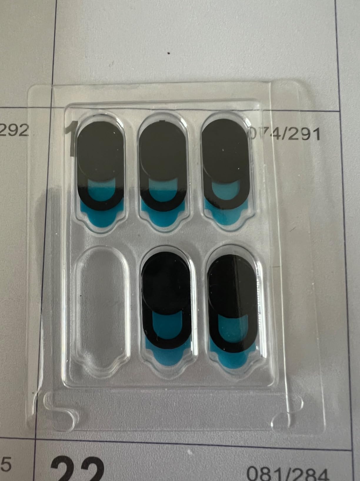 Webcam Cover Slide, [6 - Pack]Ultra-Thin Web Camera Cover for Laptops, PC,Computer and Apple Devices like MacBook,iMac, iPad and iPhone 6/7/8 Plus.0.022in Thick Web Blocker for Privacy and Security customer photo 1