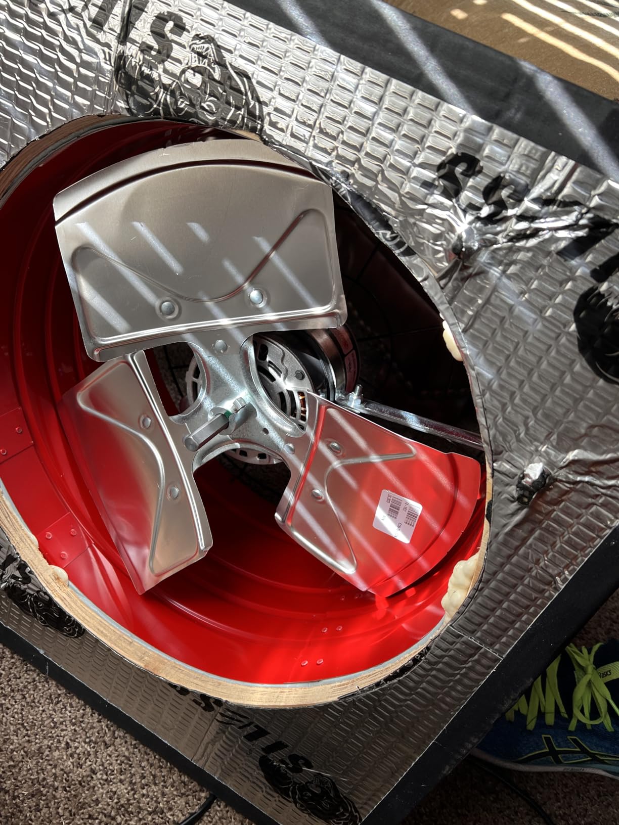 Quietcool AFG SMT PRO-3.0 Smart Attic Fan for Gable Vents - 2940 CFM - Smart App Control - Thermostat and Humidistat - 20ft Power Cord - Plug-and-play - Two Speed customer photo 2