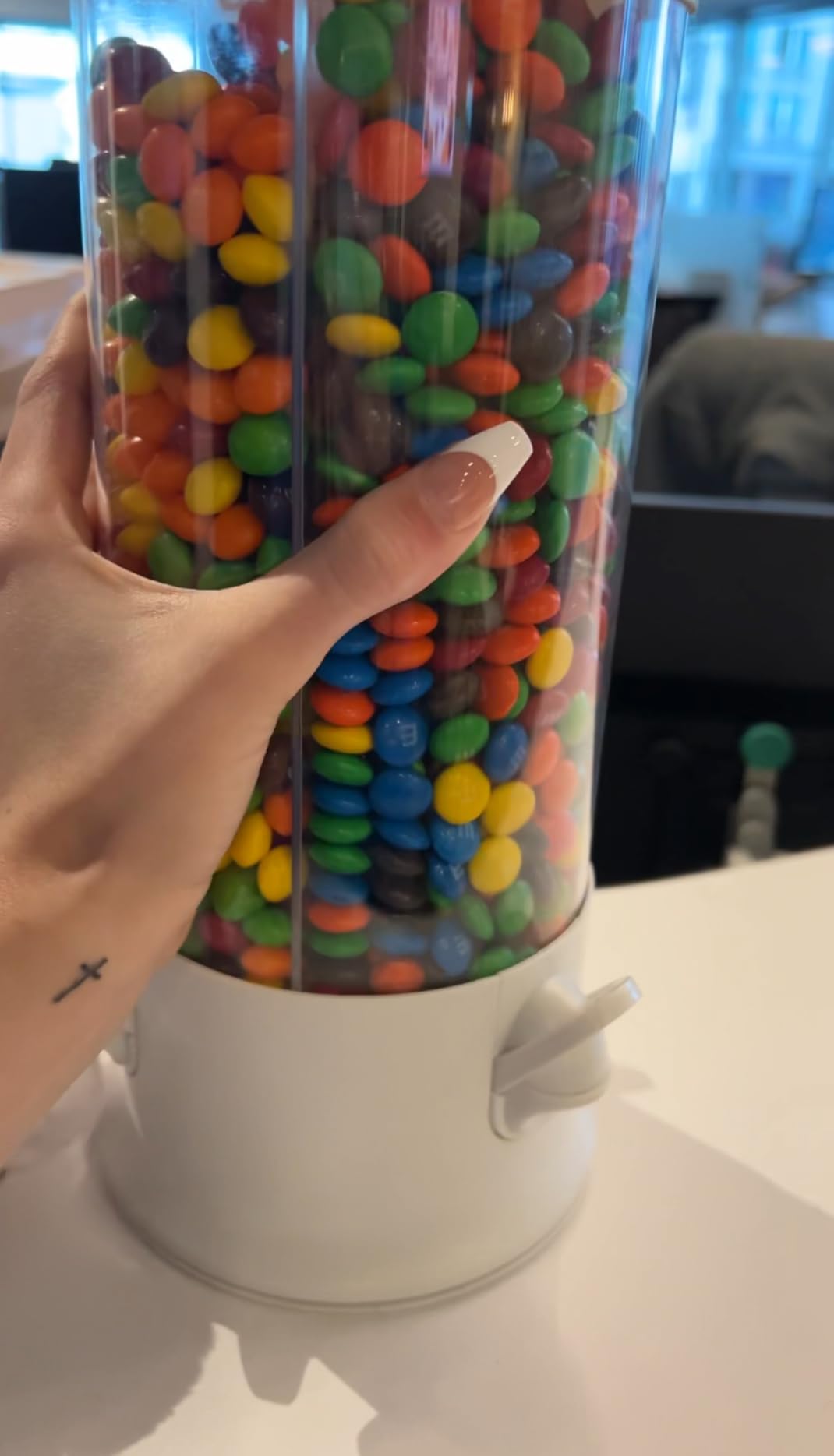 Handy Gourmet Original Triple Candy Machine-Fun Candy & Nut Dispenser-New & Improved (Pearl White), Standard (JB8450PWHI) customer photo 2