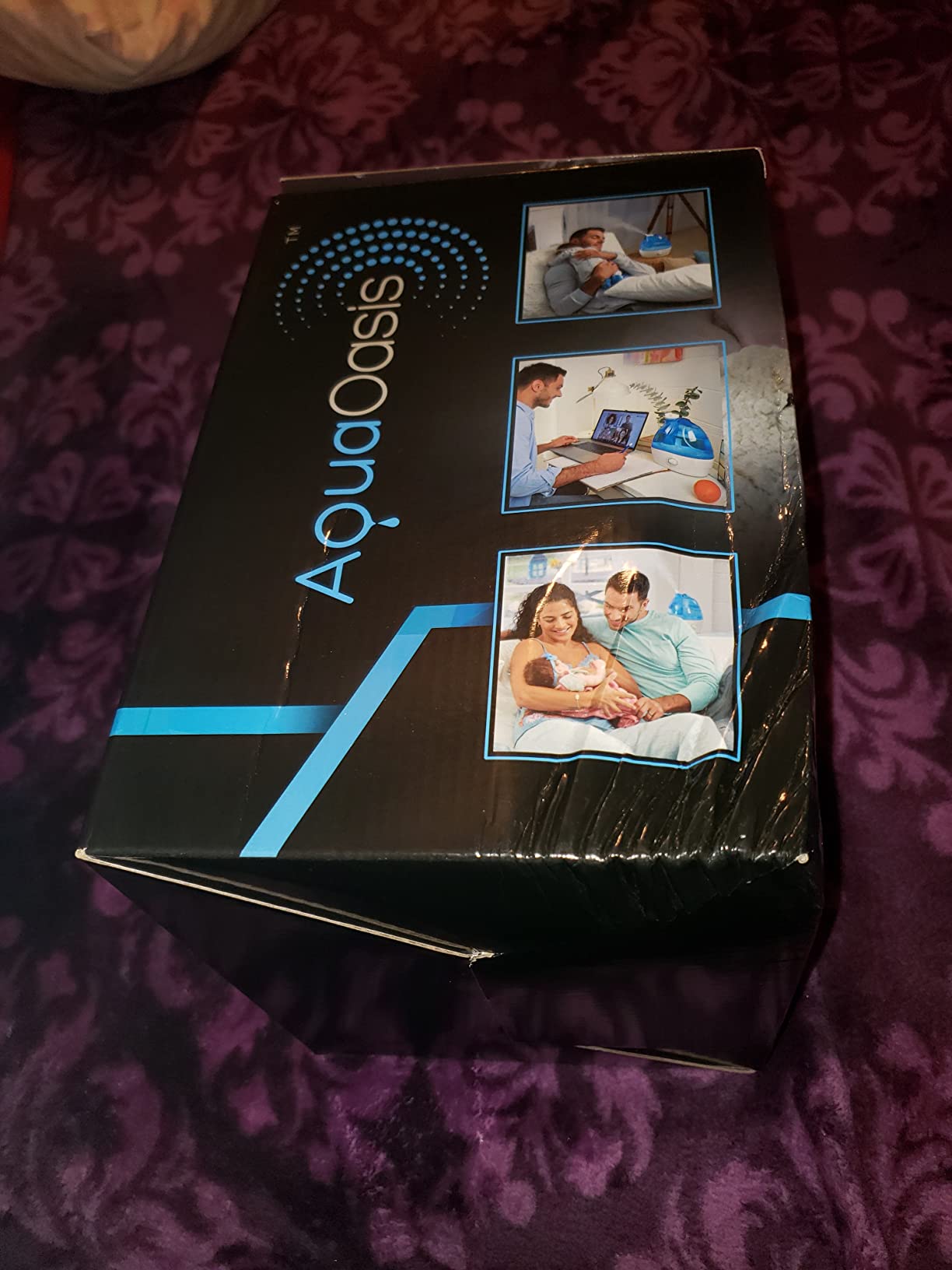 AquaOasis Cool Mist Humidifier (2.2L Water Tank) Quiet Ultrasonic Humidifiers for Bedroom & Large room - Adjustable -360 Rotation Nozzle, Auto-Shut Off, Humidifiers for Babies Nursery & Whole House customer photo 2