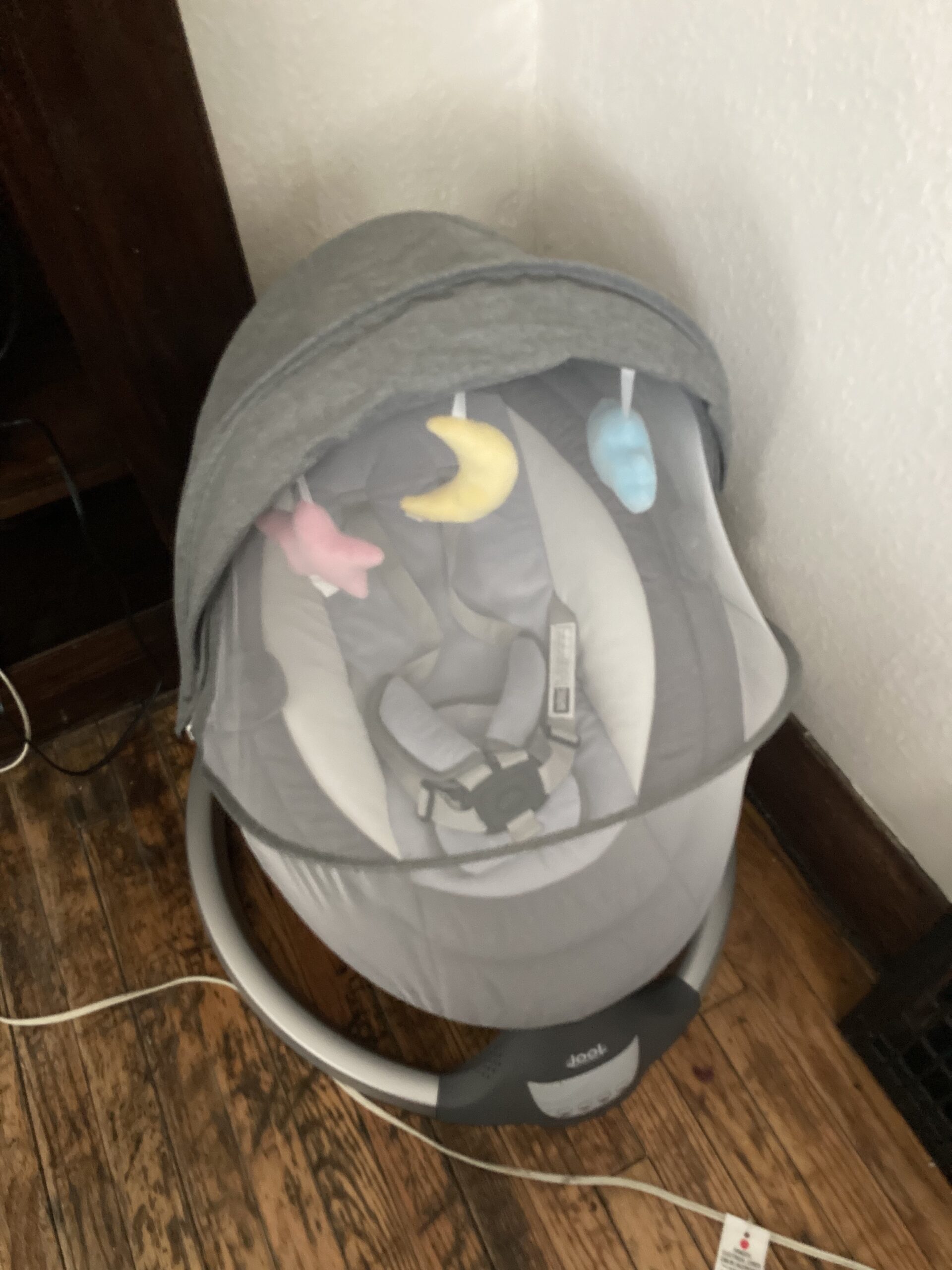 Jool Baby Nova Swing for Newborns - Electric Motorized Infant Swing, Bluetooth Music, 10 Preset Melodies, Remote (Updated Model, Gray) customer photo 2